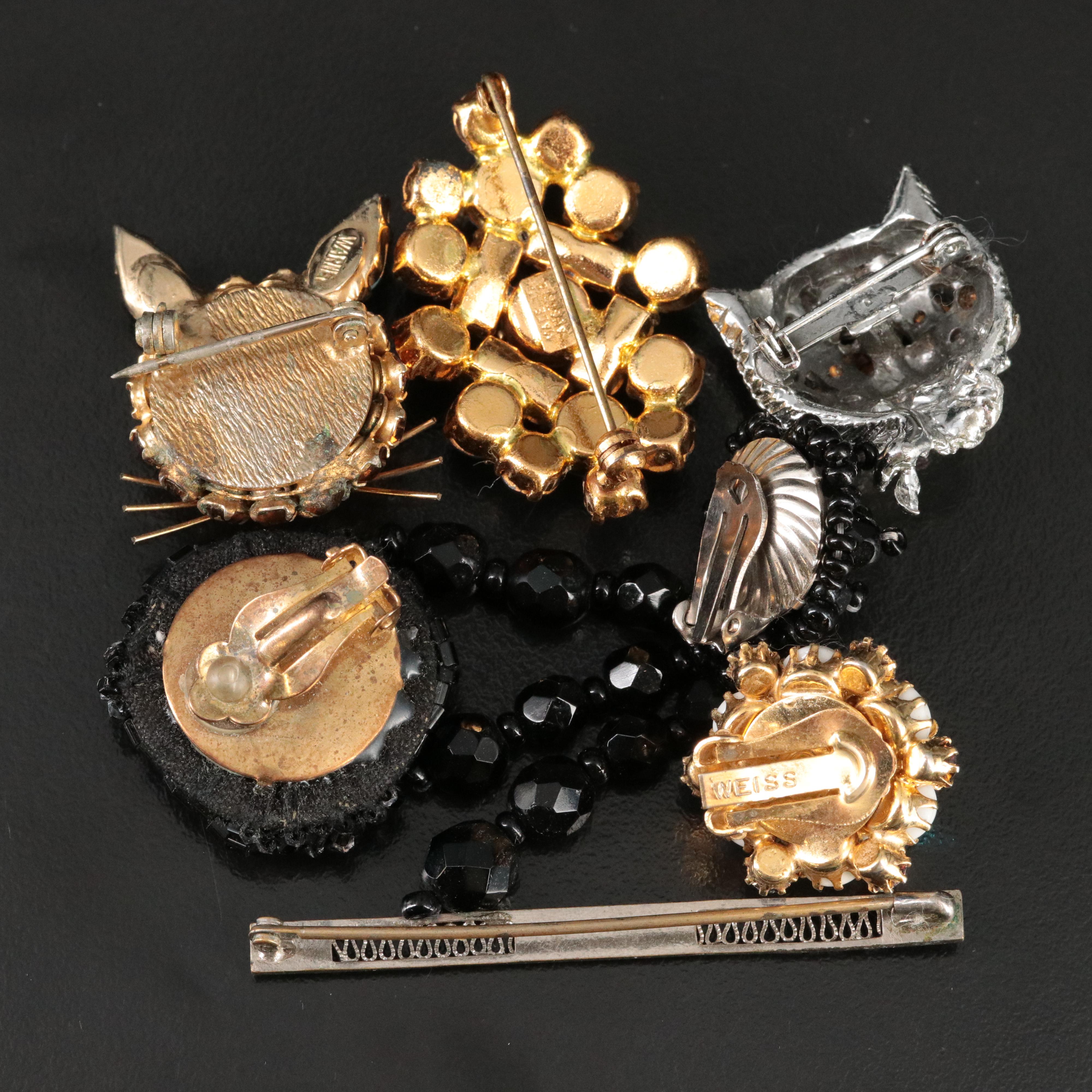 Vintage Jewelry Collection Including Weiss, Vendome and Austrian Crystal