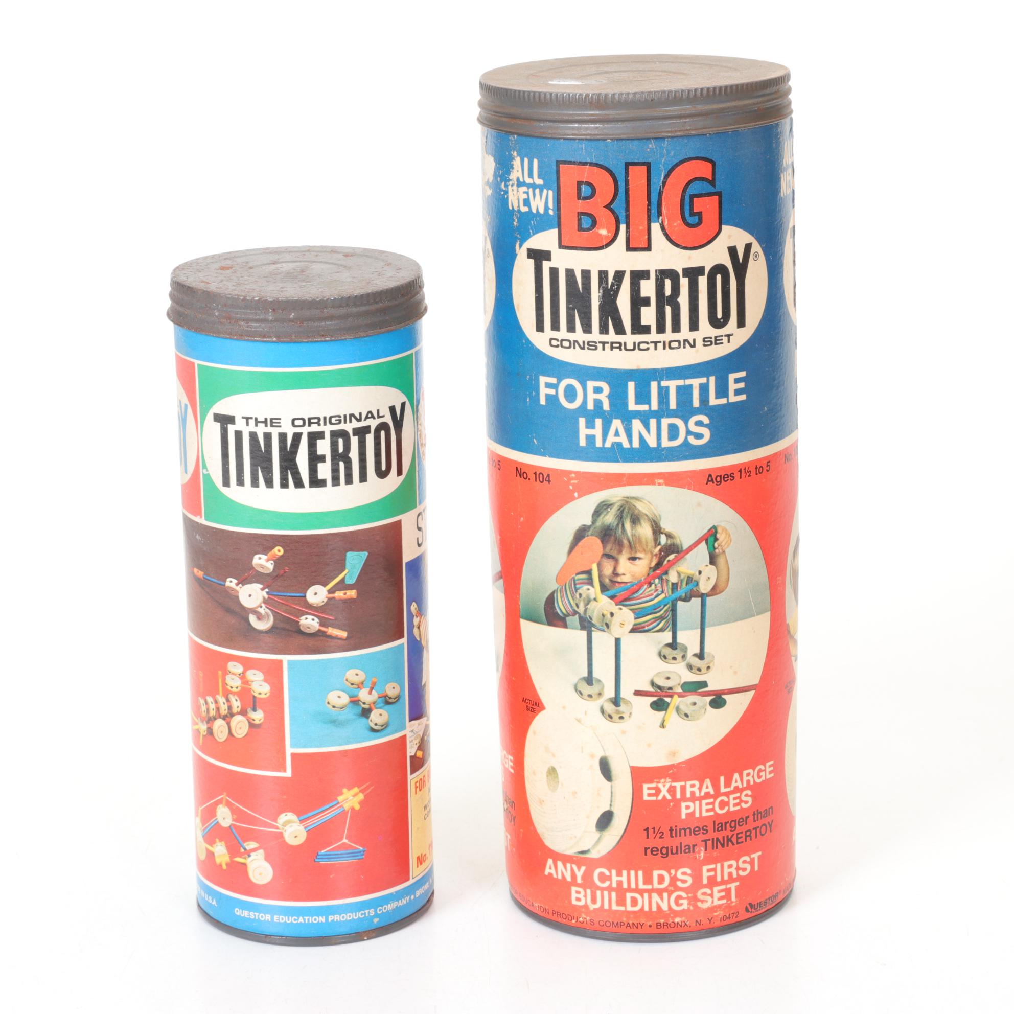 Makit Toy, Pixie "Build A Toy" and Tinkertoy Building Sets