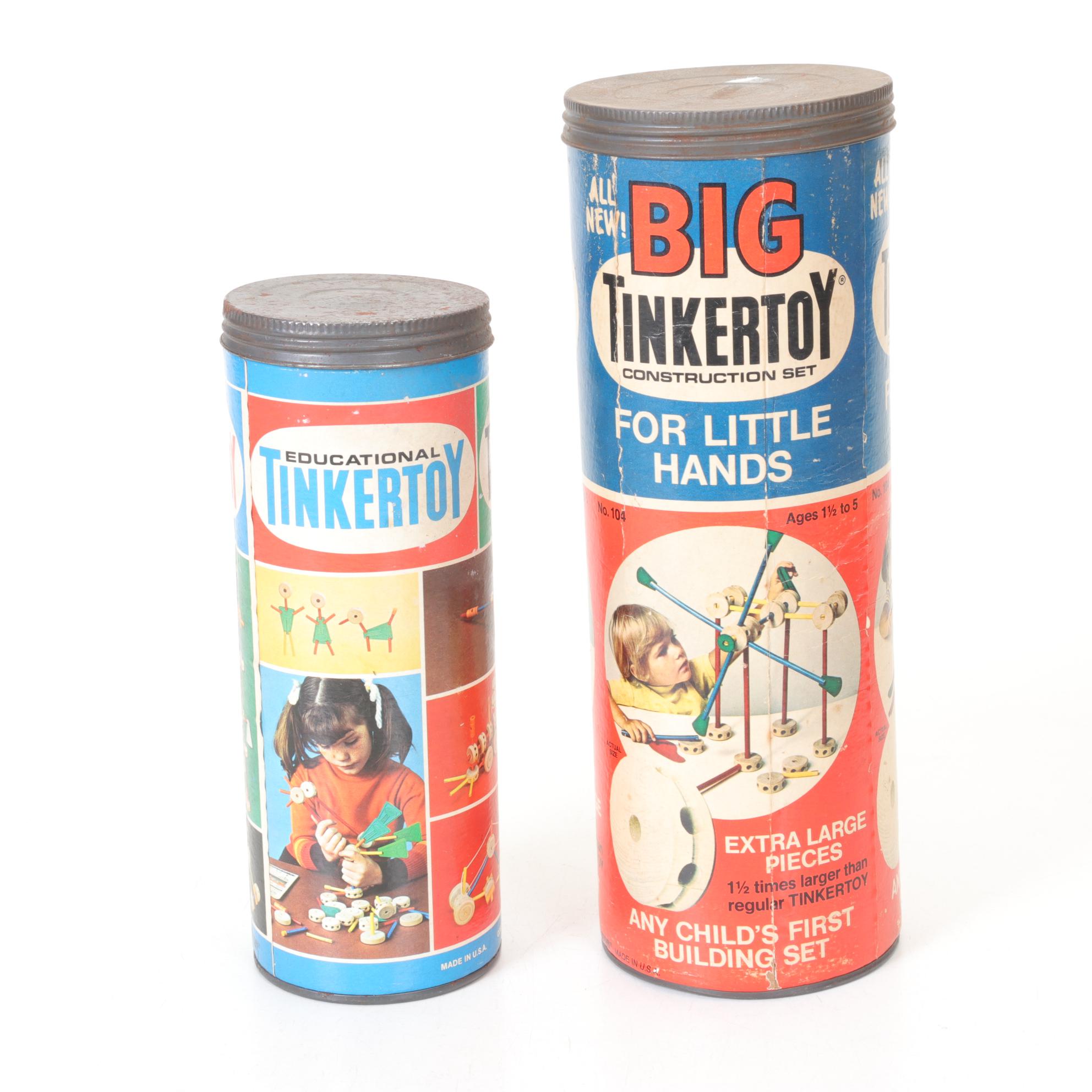 Makit Toy, Pixie "Build A Toy" and Tinkertoy Building Sets