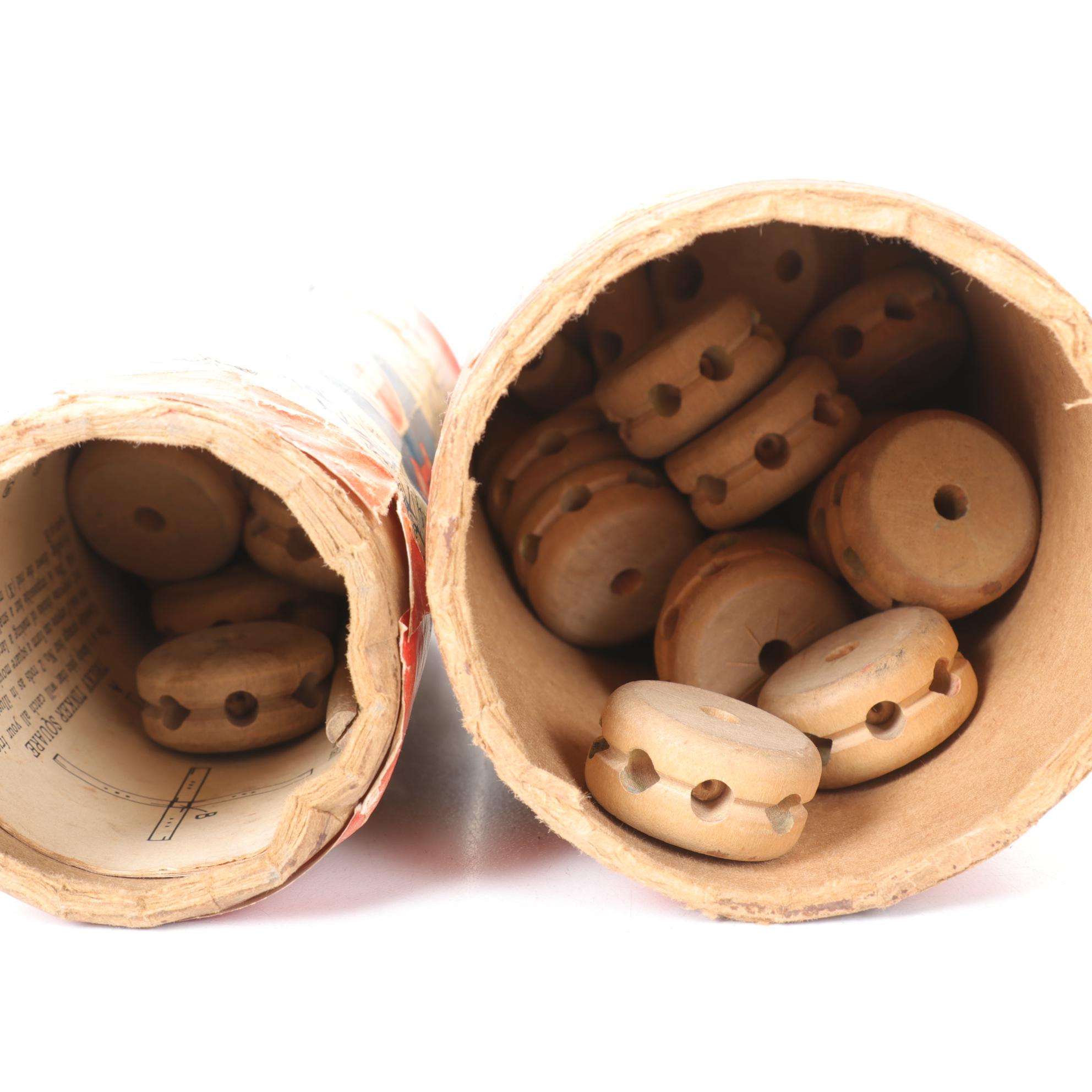 Makit Toy, Pixie "Build A Toy" and Tinkertoy Building Sets