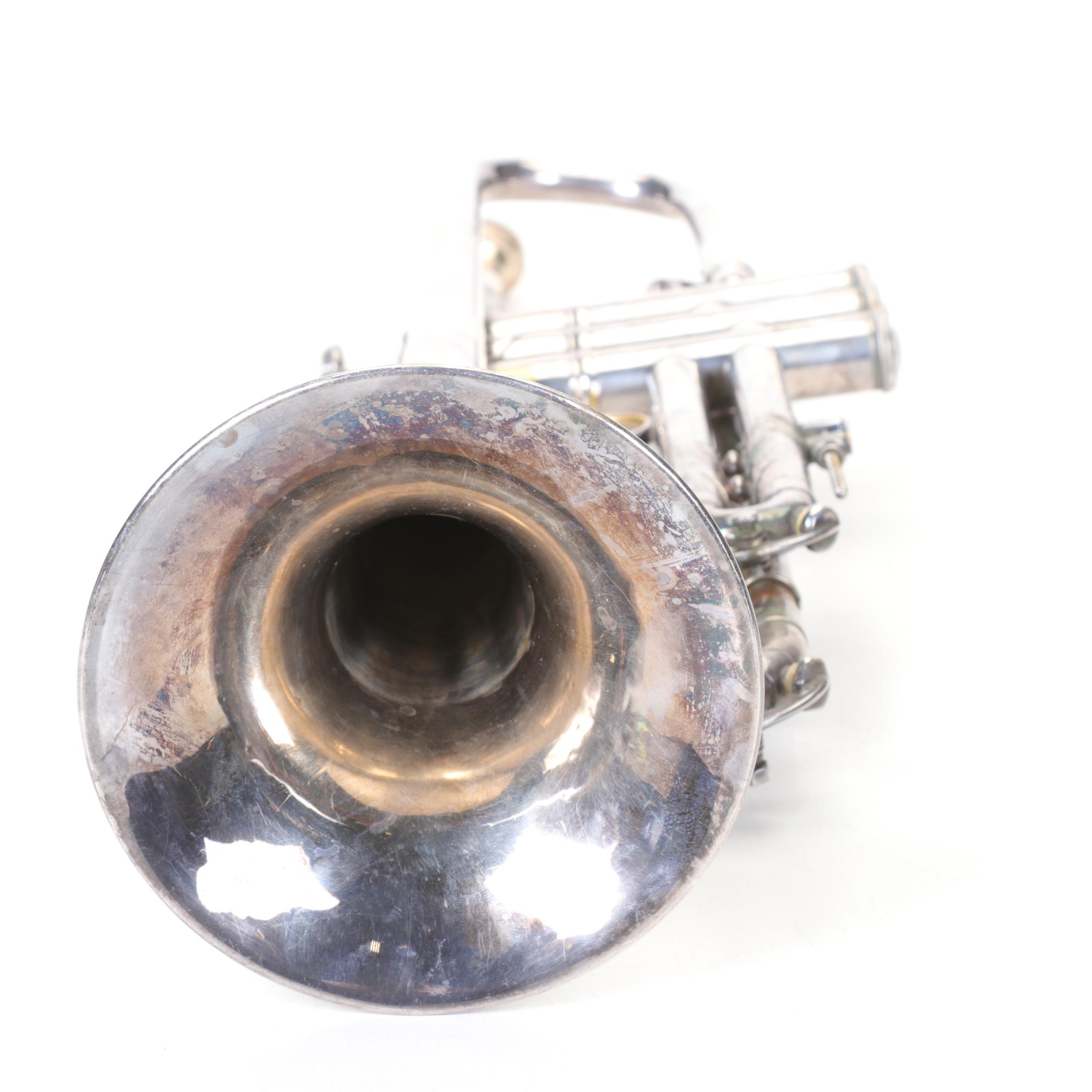 Vincent Bach Stradivarius Bb Model 43 Silver Plate Trumpet with Accessories