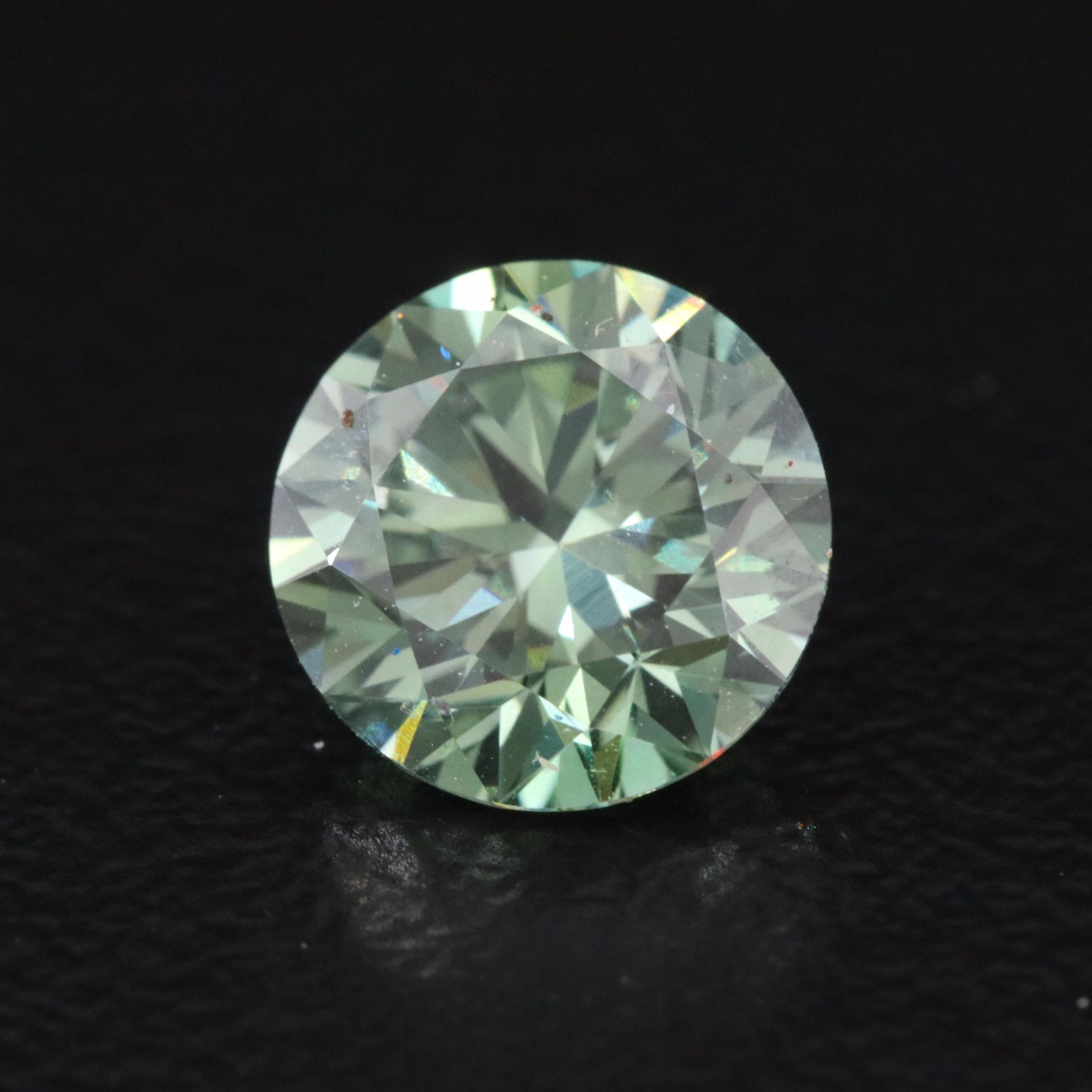 Loose 1.57 CT Lab Grown Fancy Green Diamond