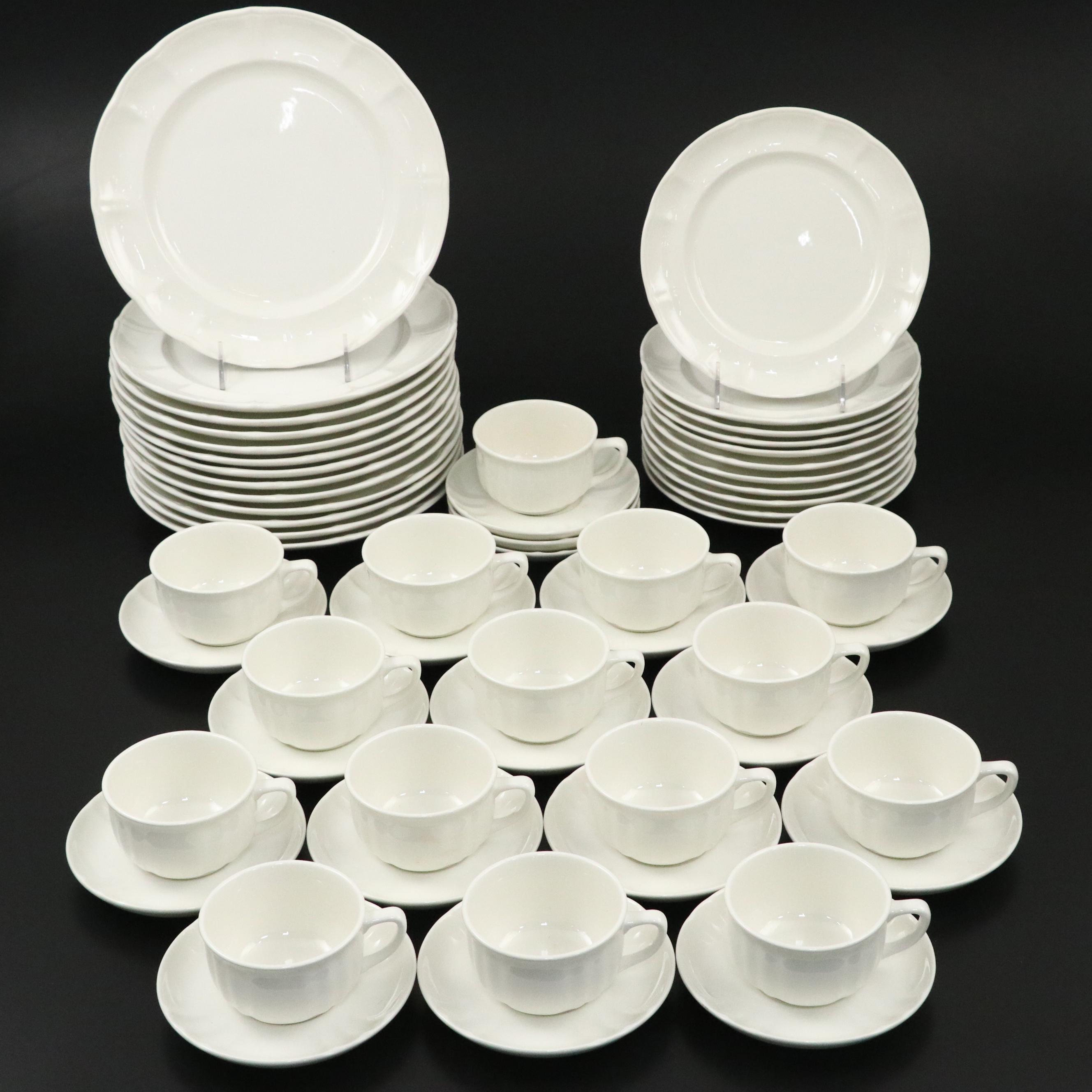 Richard Ginori "Vecchia Milano" White Ceramic Dinnerware