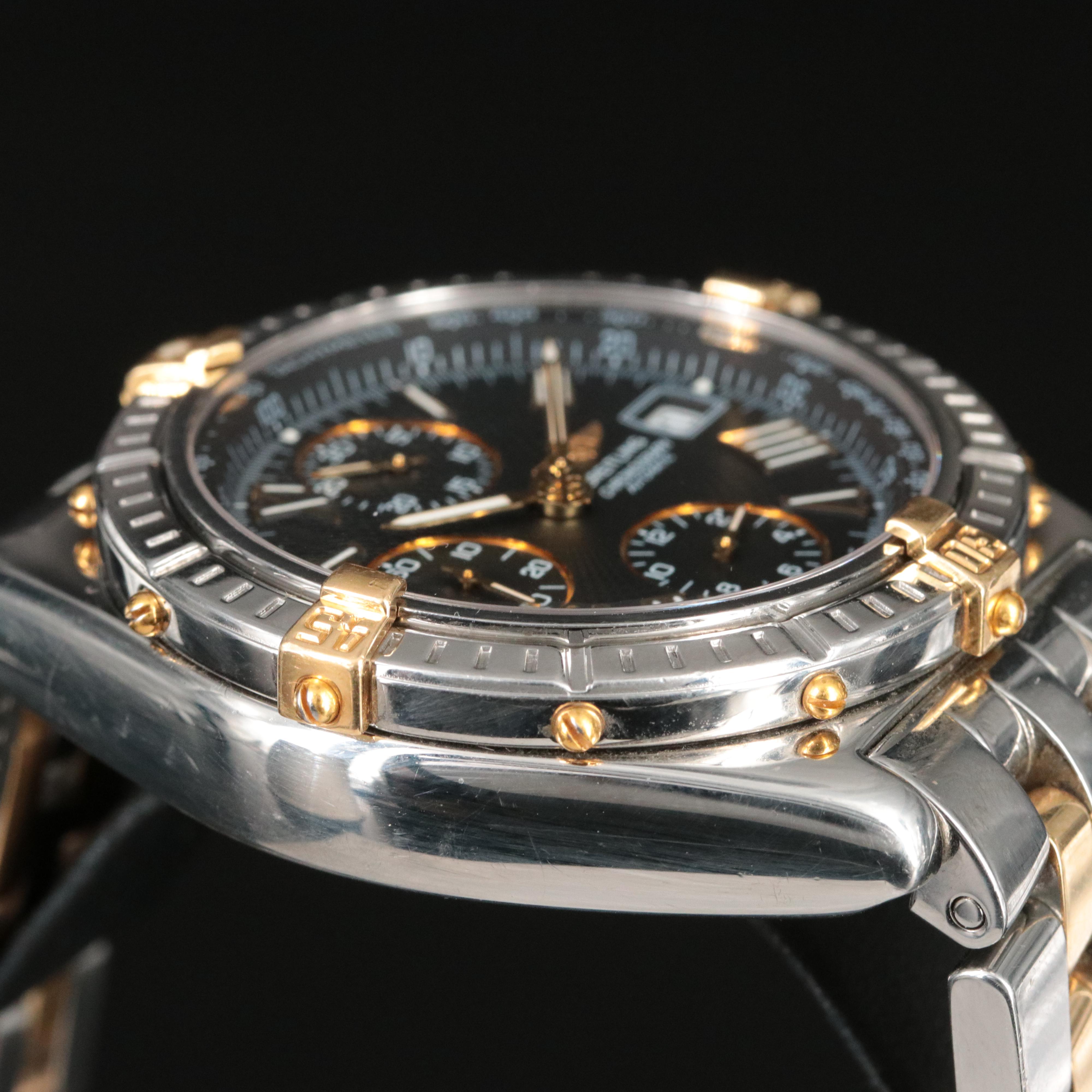 Breitling Crosswind Chronograph Steel and Gold Automatic Watch