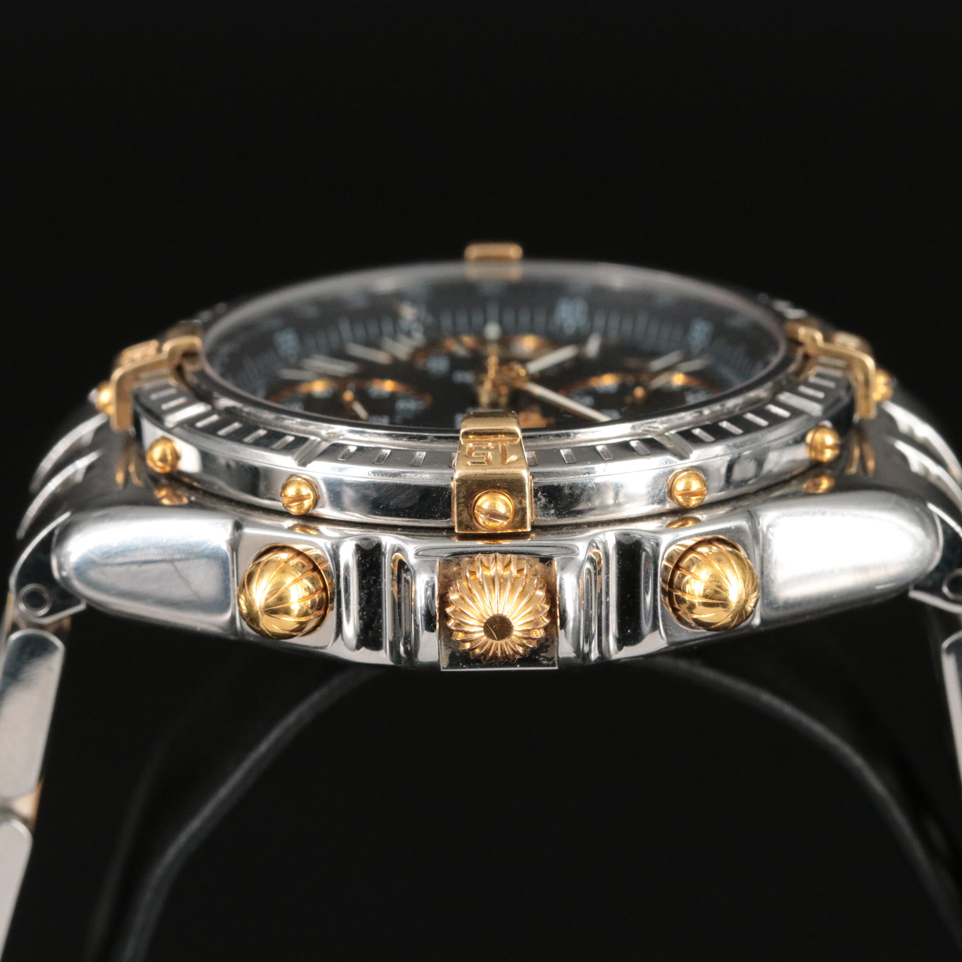 Breitling Crosswind Chronograph Steel and Gold Automatic Watch