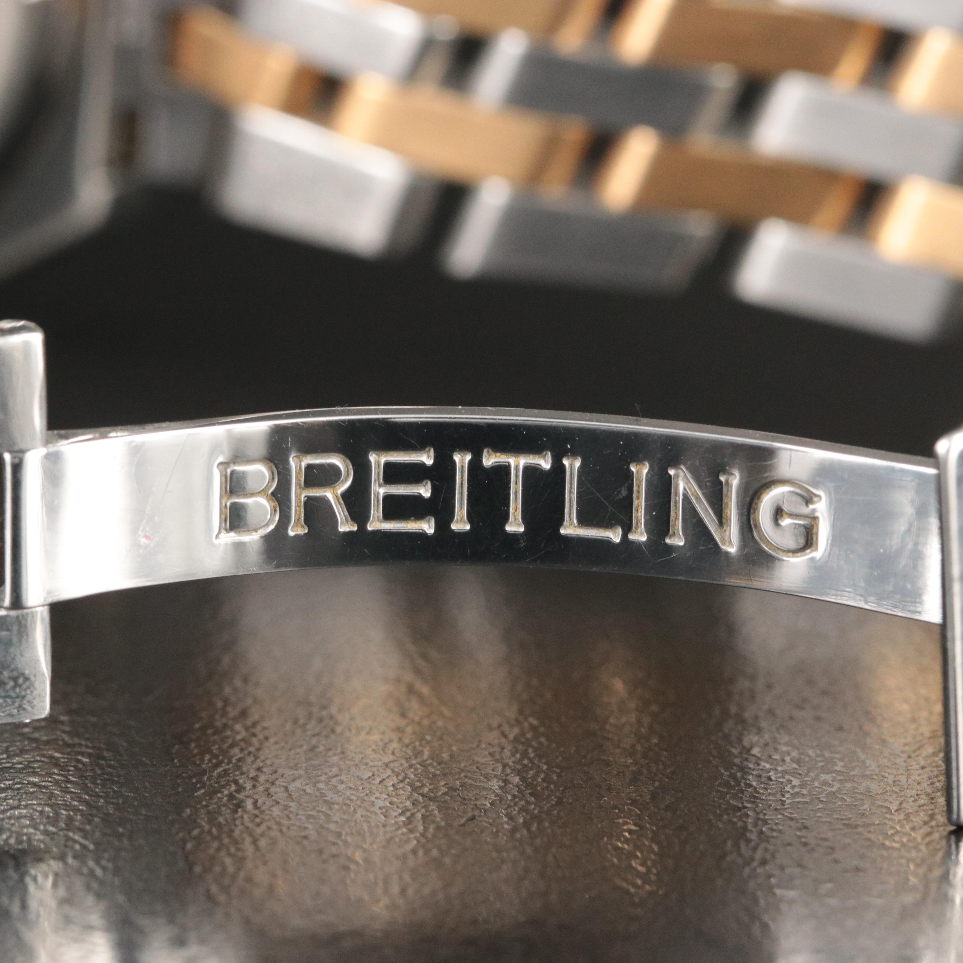 Breitling Crosswind Chronograph Steel and Gold Automatic Watch