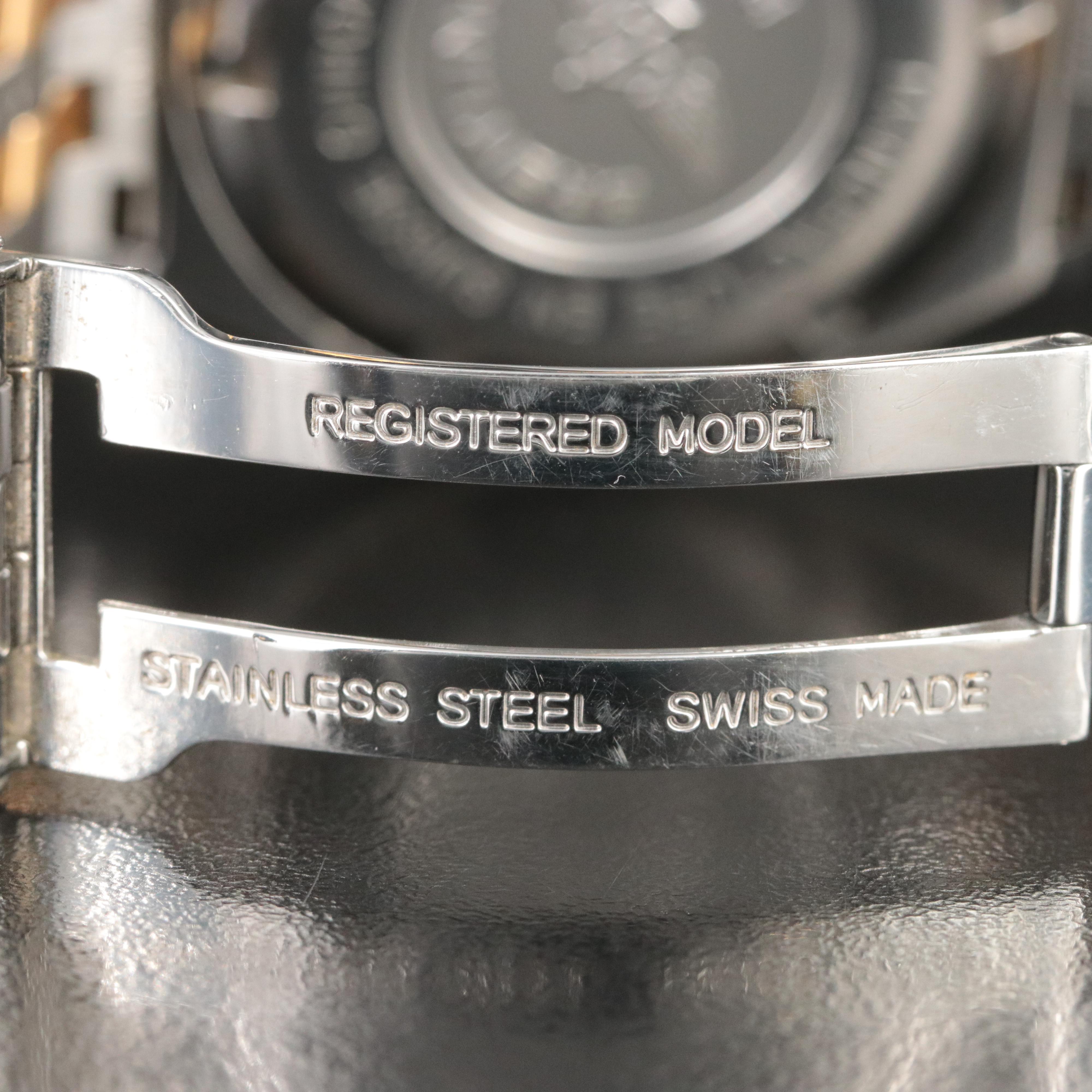 Breitling Crosswind Chronograph Steel and Gold Automatic Watch