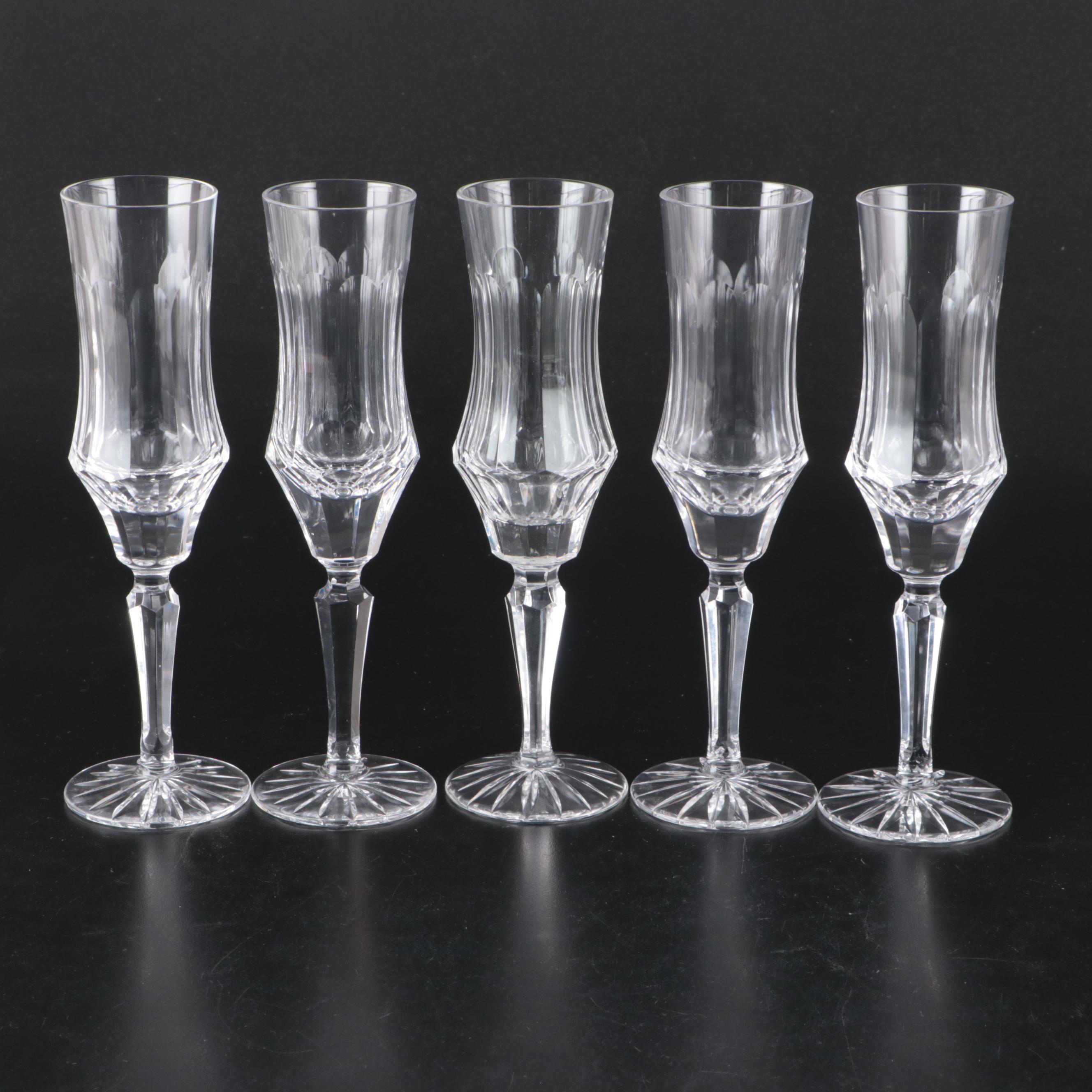 Galway "Old Galway" Crystal Stemware and Pitcher, Late 20th Century