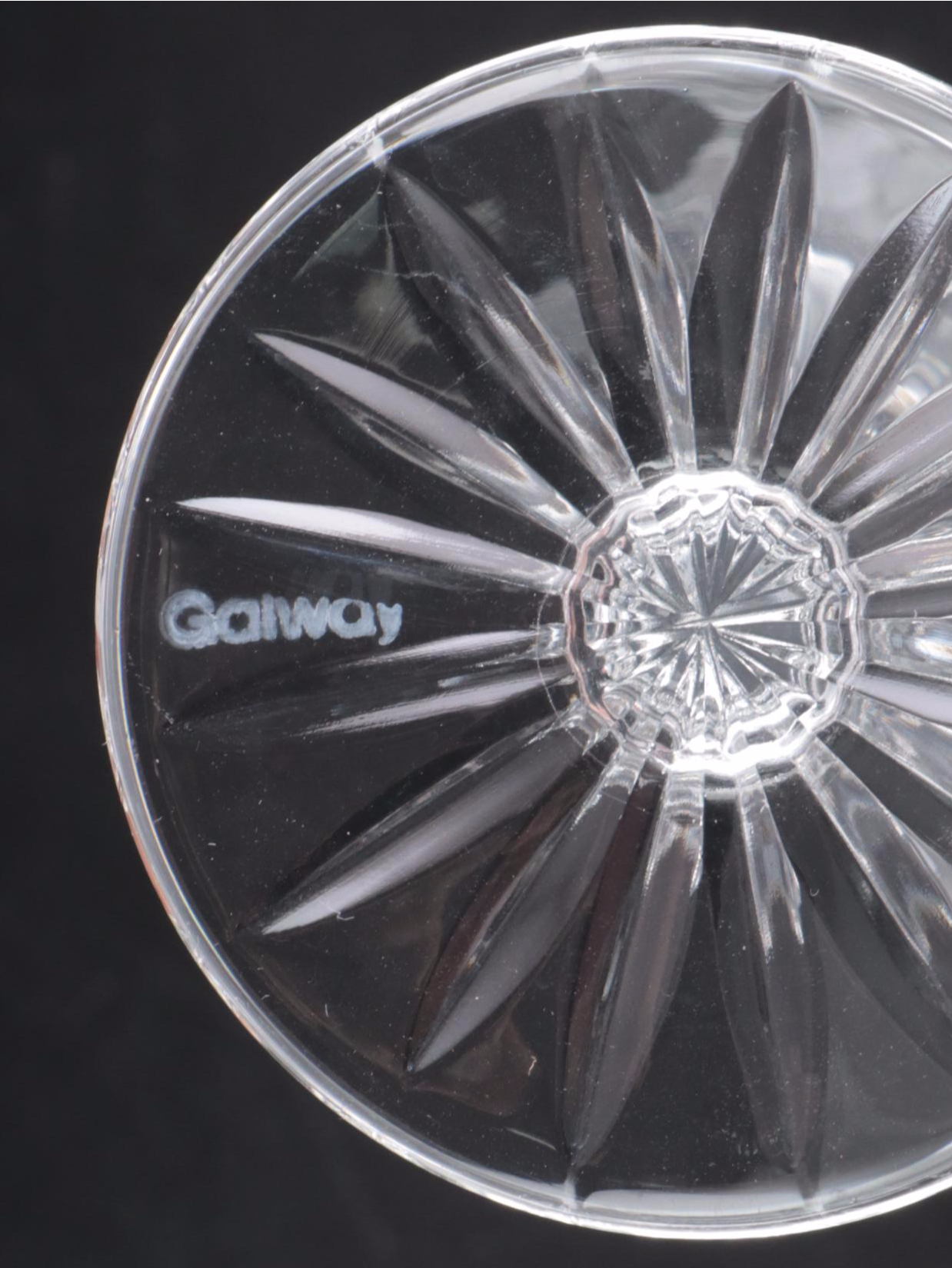 Galway "Old Galway" Crystal Stemware and Pitcher, Late 20th Century