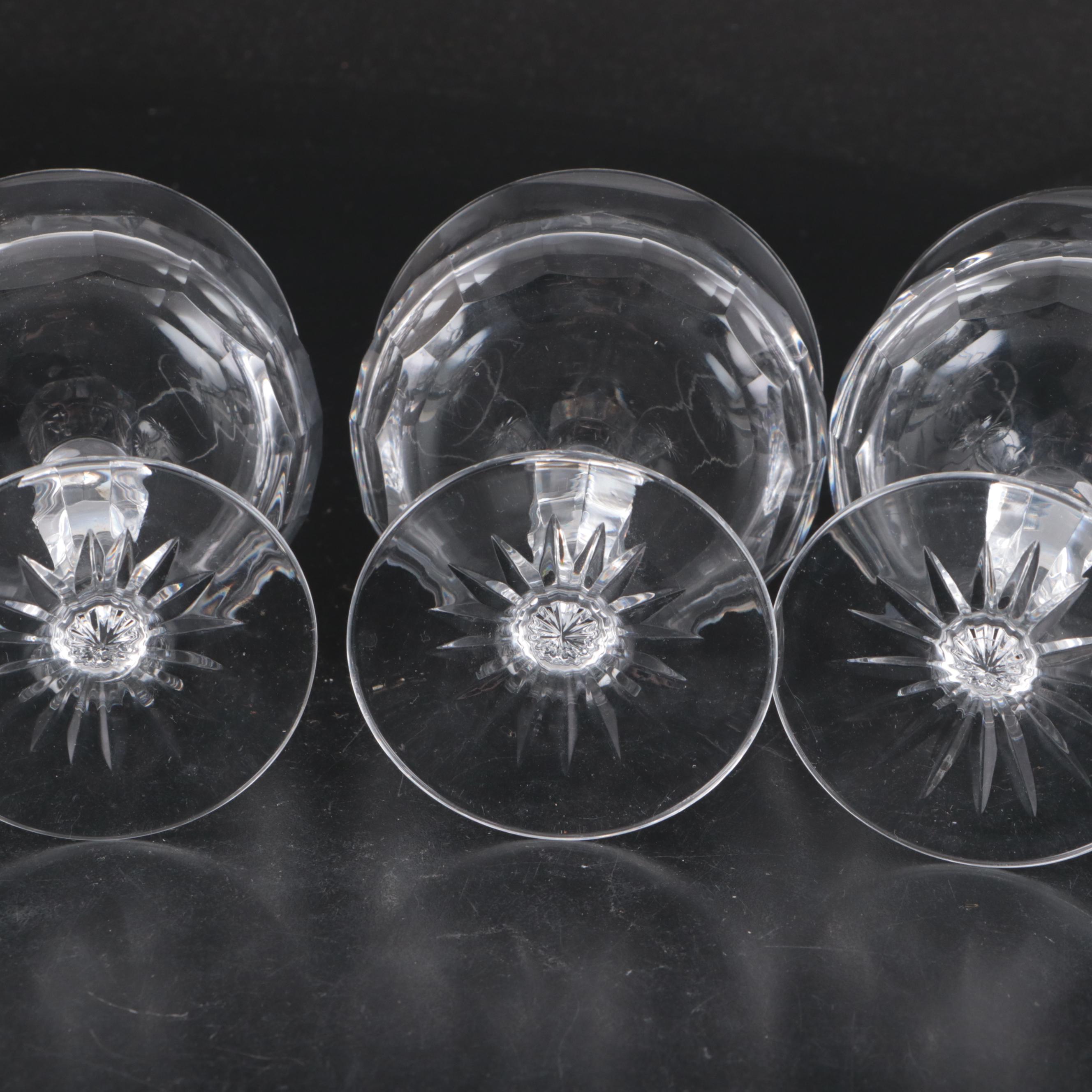 Galway "Old Galway" Crystal Stemware and Pitcher, Late 20th Century