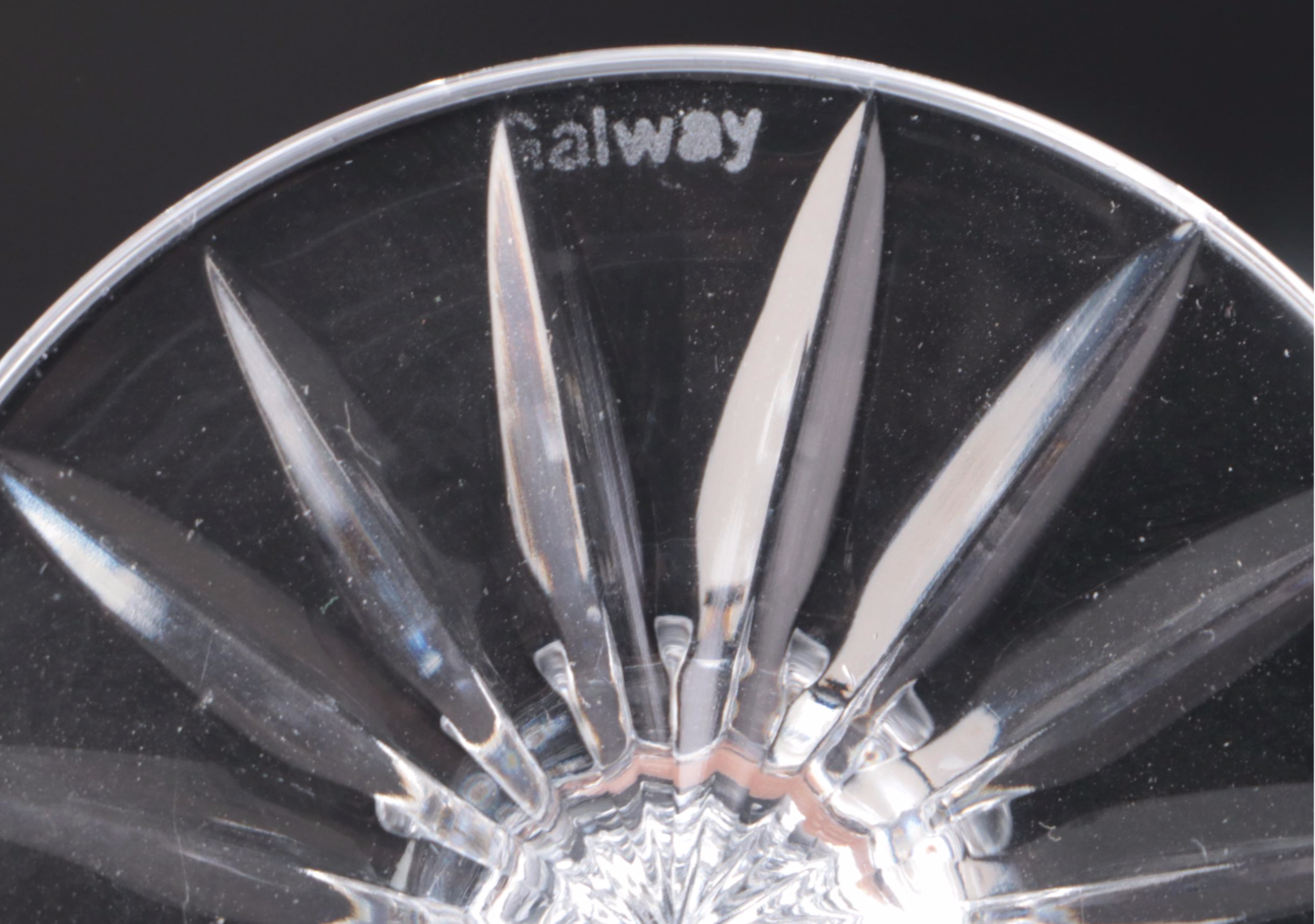 Galway "Old Galway" Crystal Stemware and Pitcher, Late 20th Century