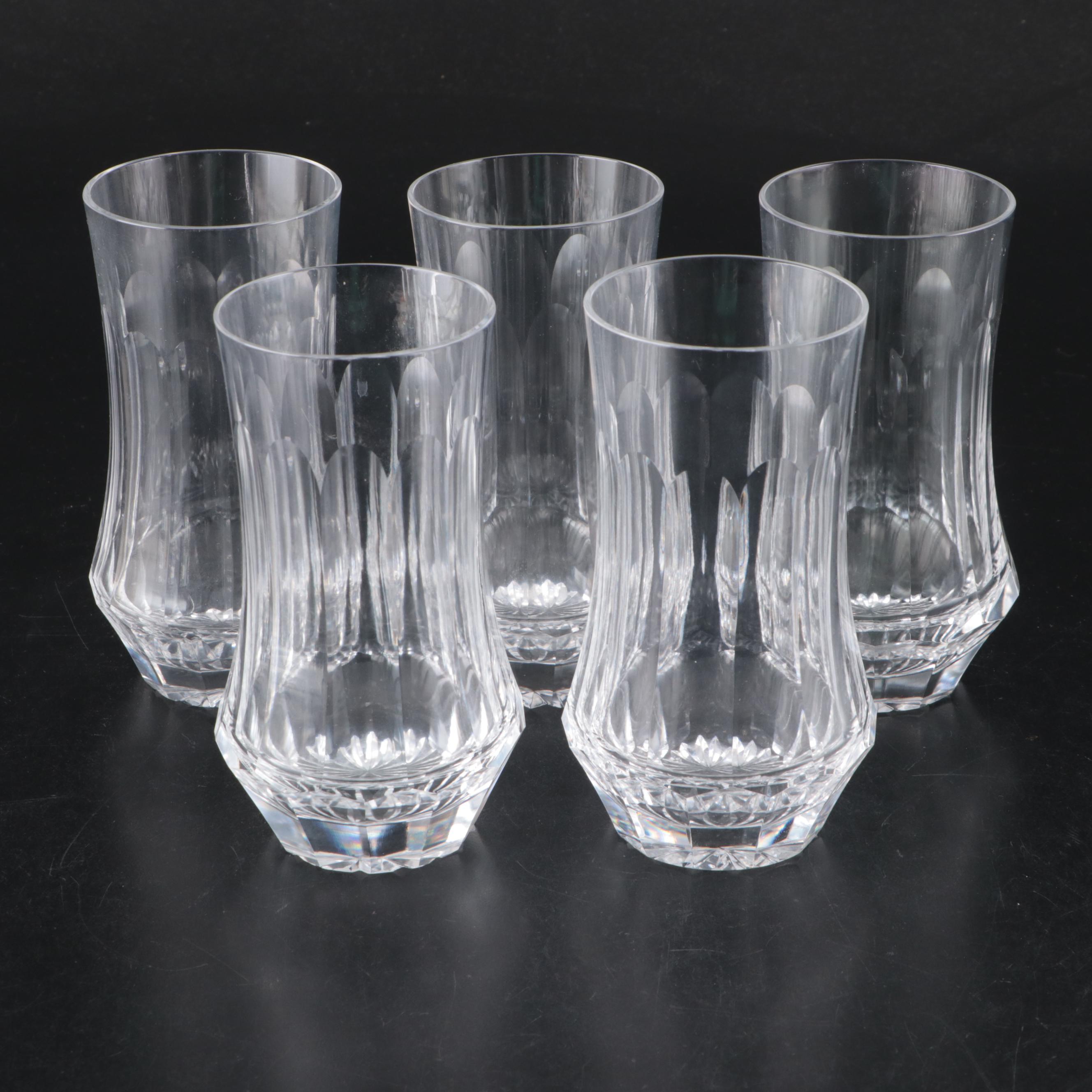 Galway "Old Galway" Crystal Stemware and Pitcher, Late 20th Century