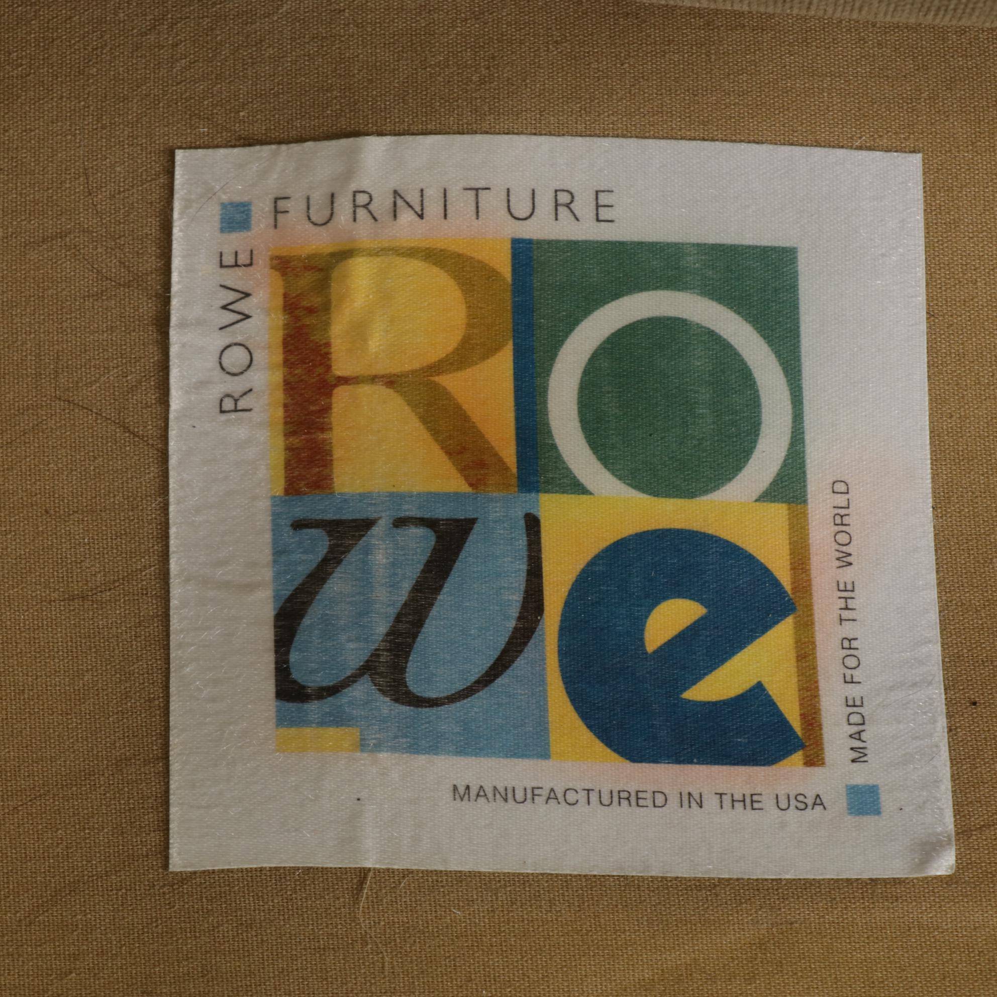 Rowe Furniture Sectional Sofa with Herringbone Upholstery, 21srt Century