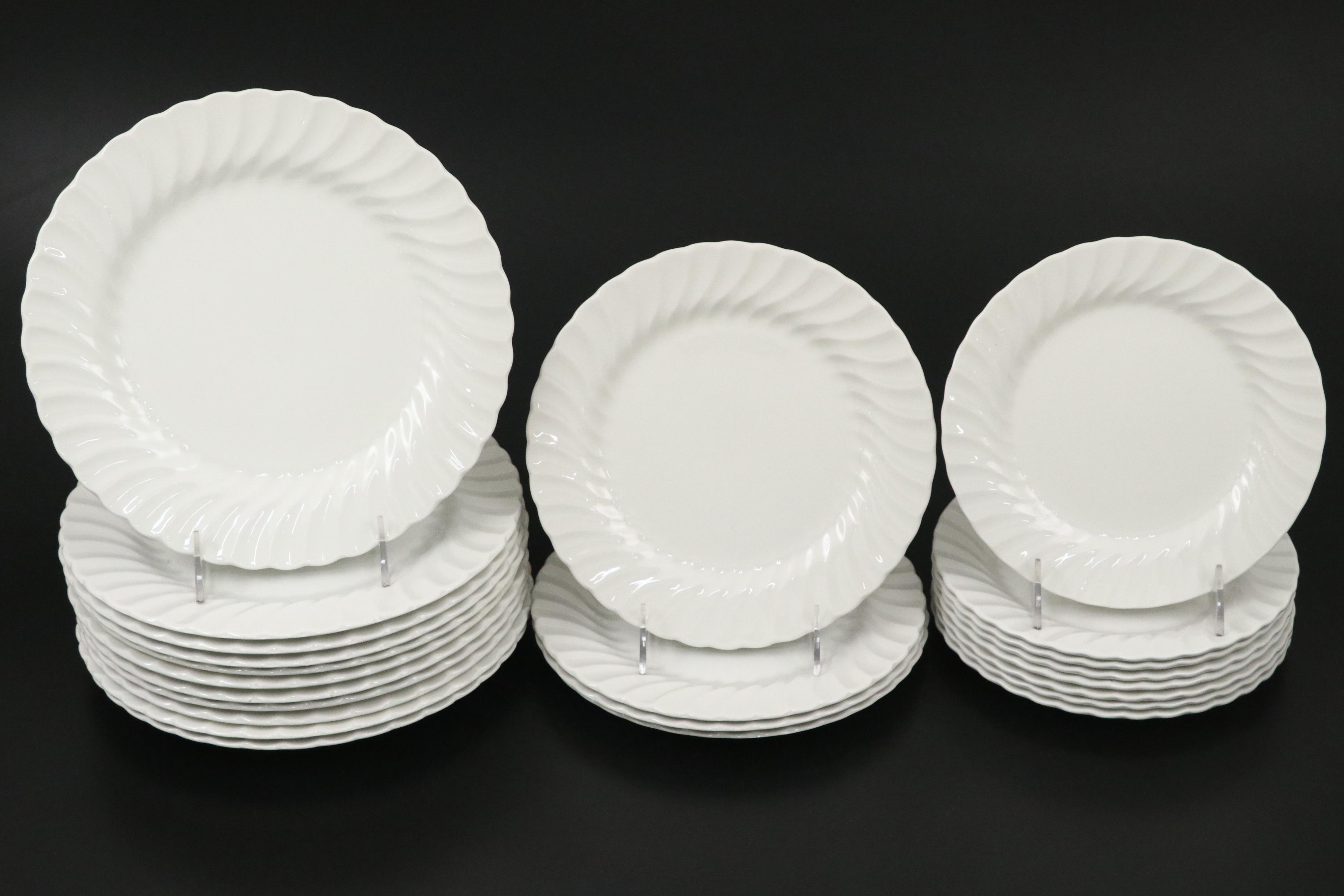 Johnson Brothers "Regency" White Ironstone Dinnerware