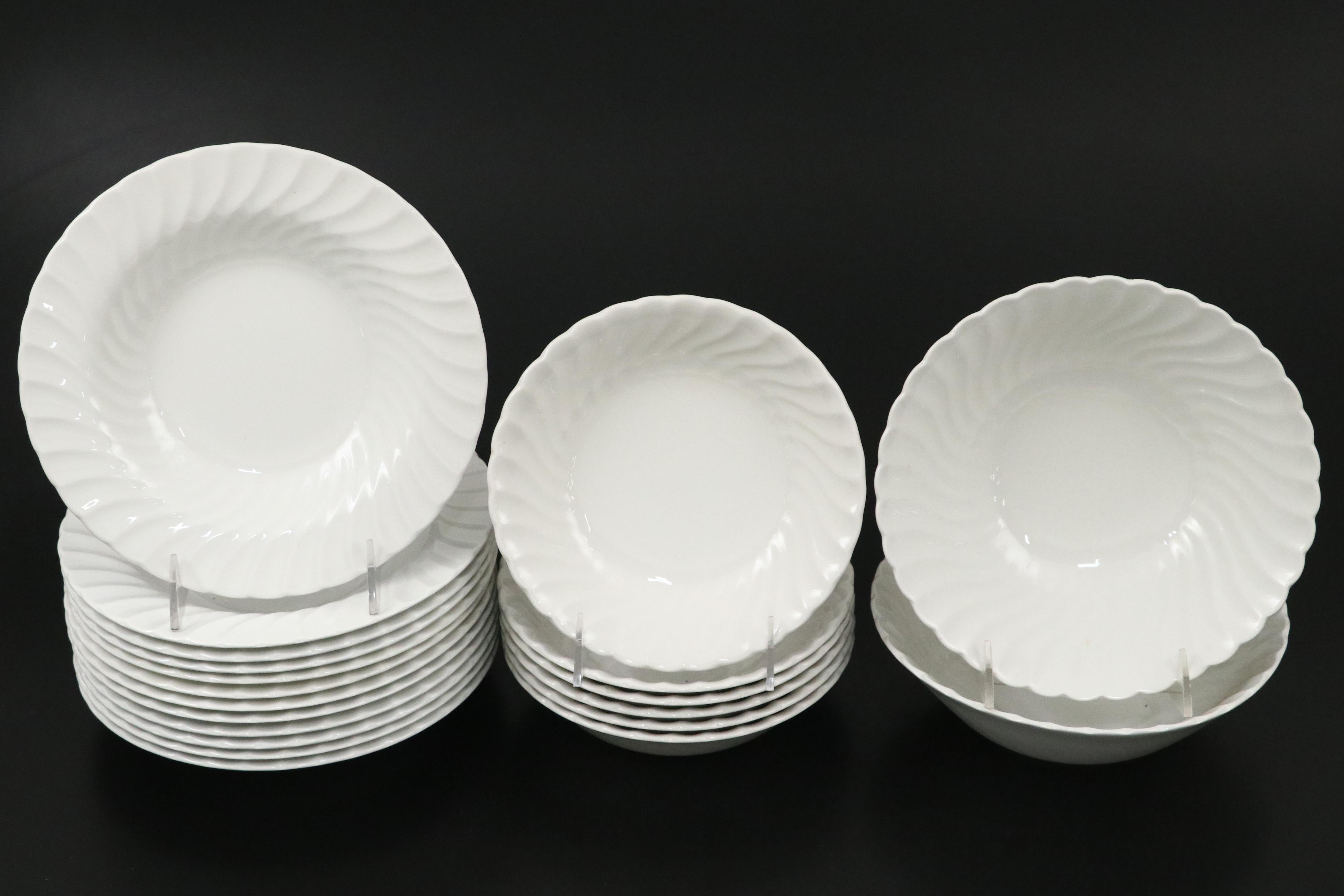 Johnson Brothers "Regency" White Ironstone Dinnerware
