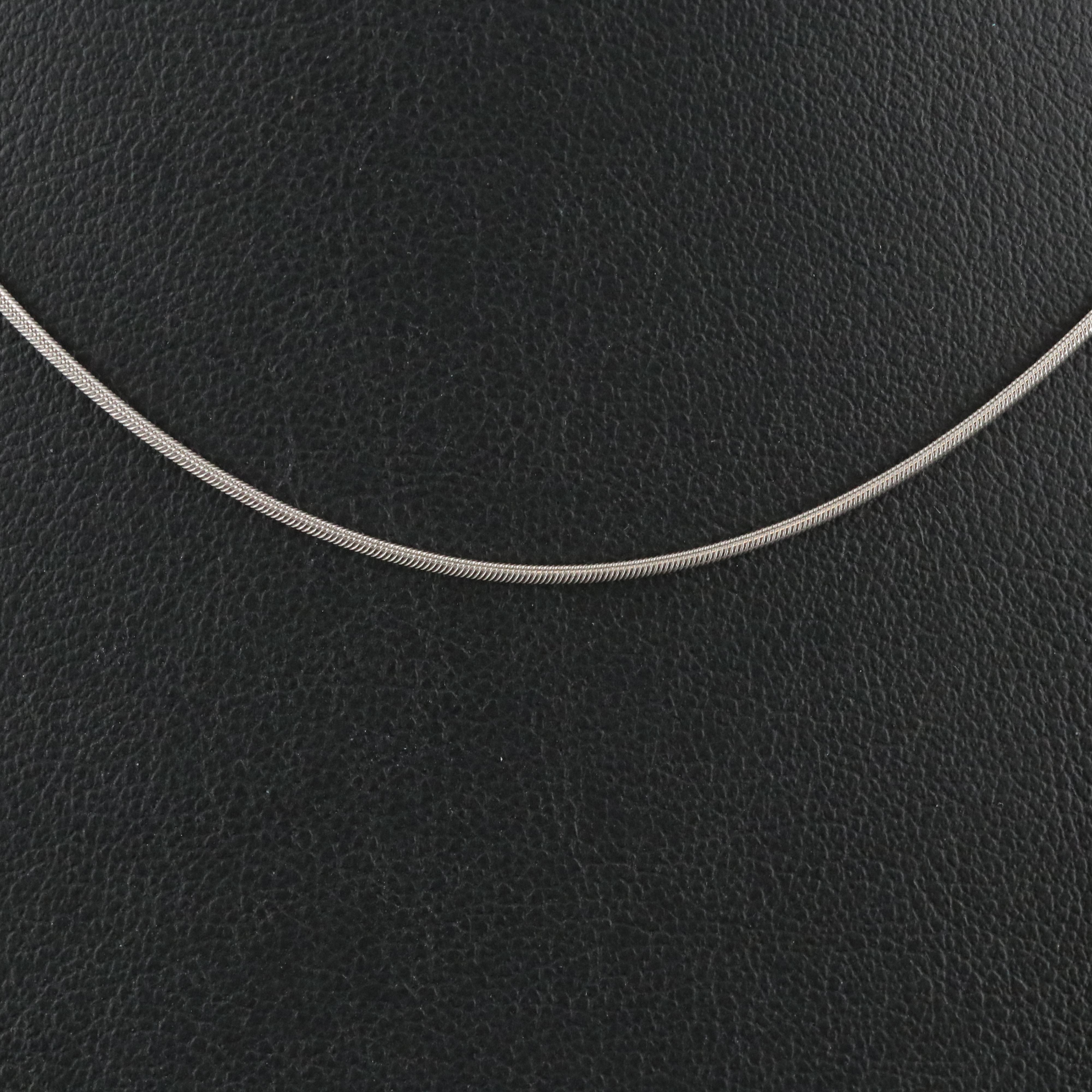 Platinum Snake Chain Necklace