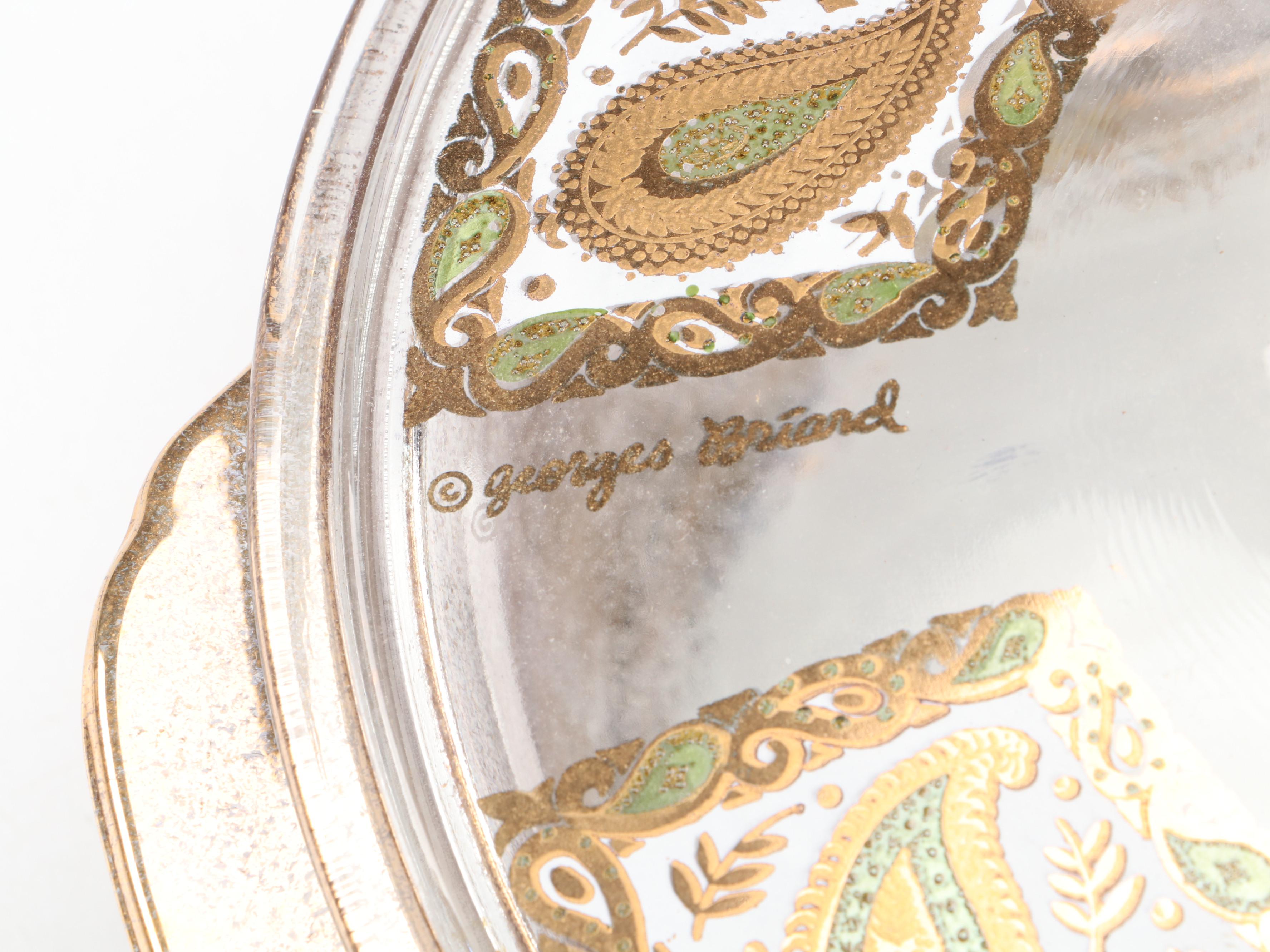 Anchor Hocking Fire-King Georges Briard and Pyrex Casserole Dishes with Stands