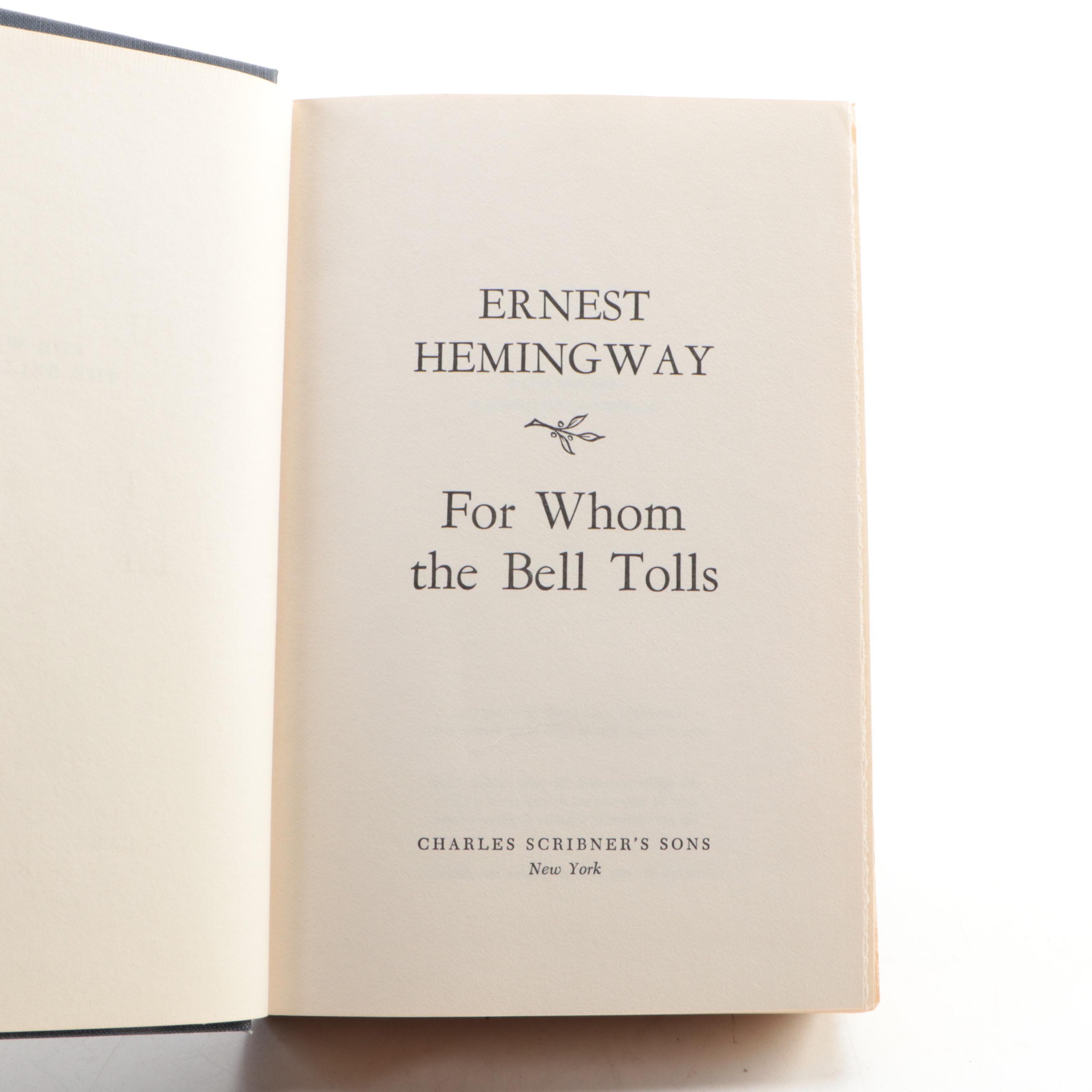"A Farewell to Arms" by Ernest Hemingway and More Books