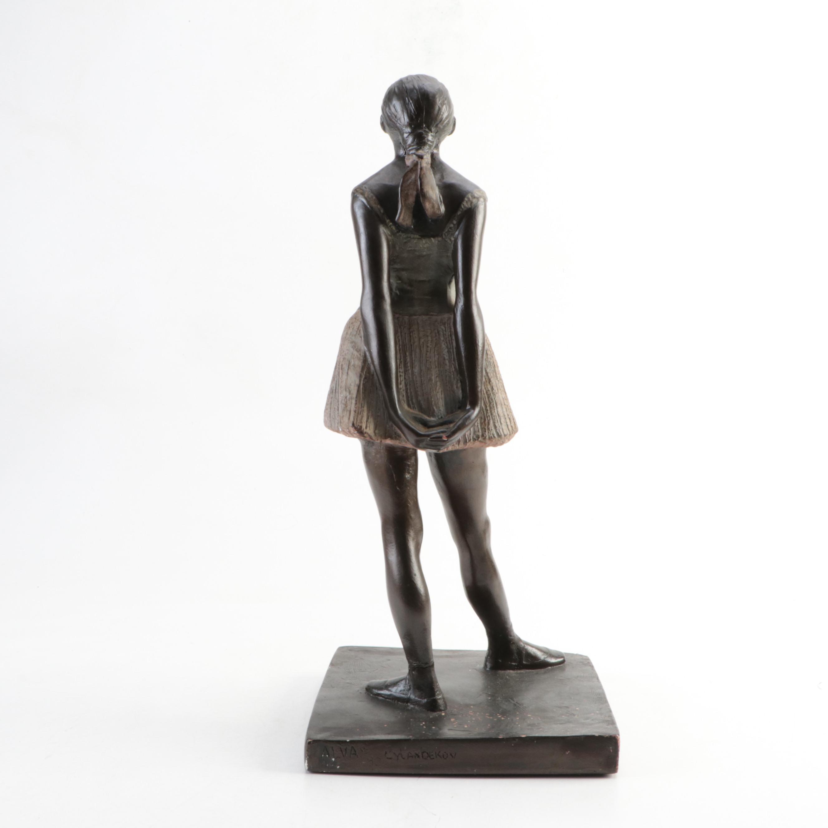 Alva Studios Composite Sculpture After Edgar Degas "The Petite Danseuse"