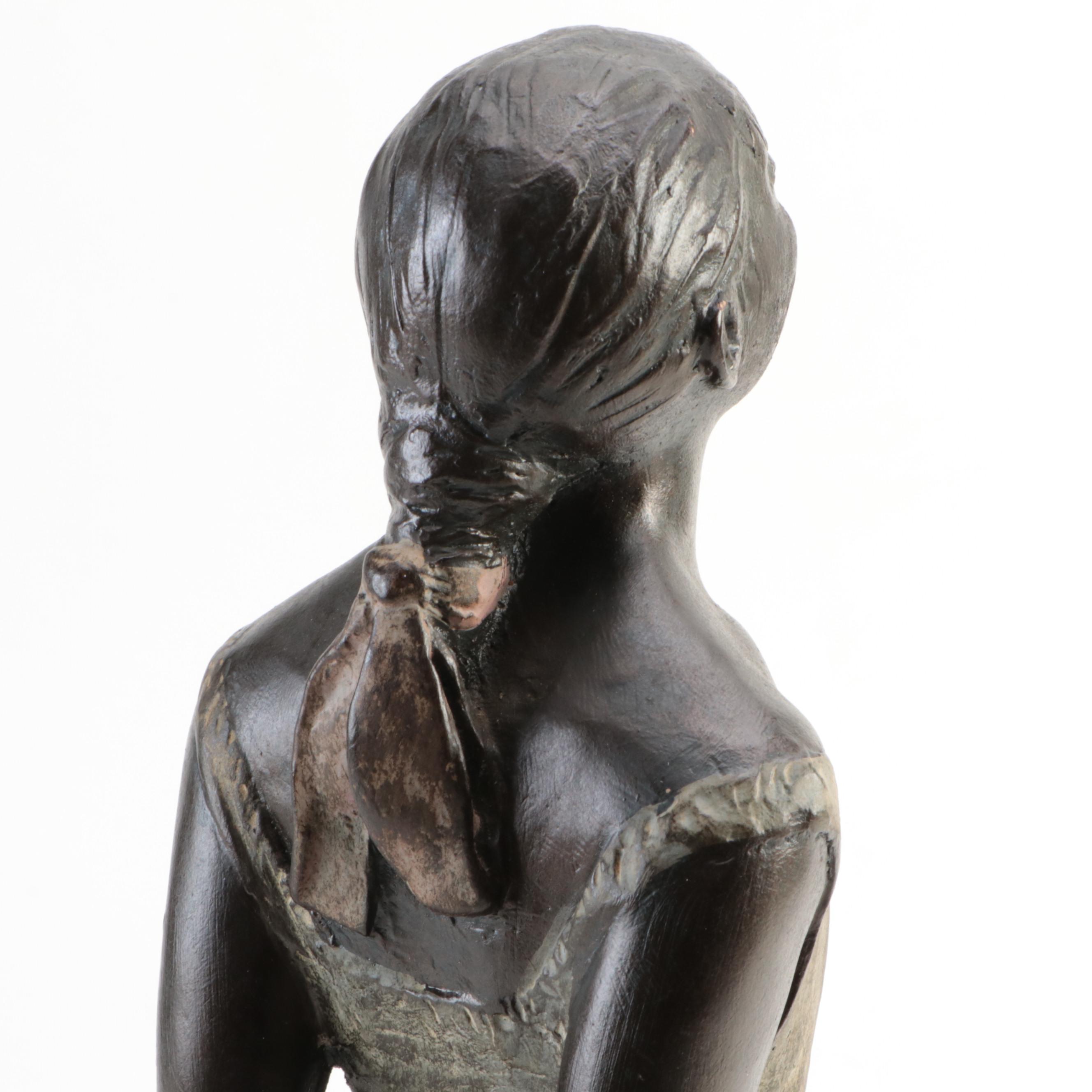 Alva Studios Composite Sculpture After Edgar Degas "The Petite Danseuse"