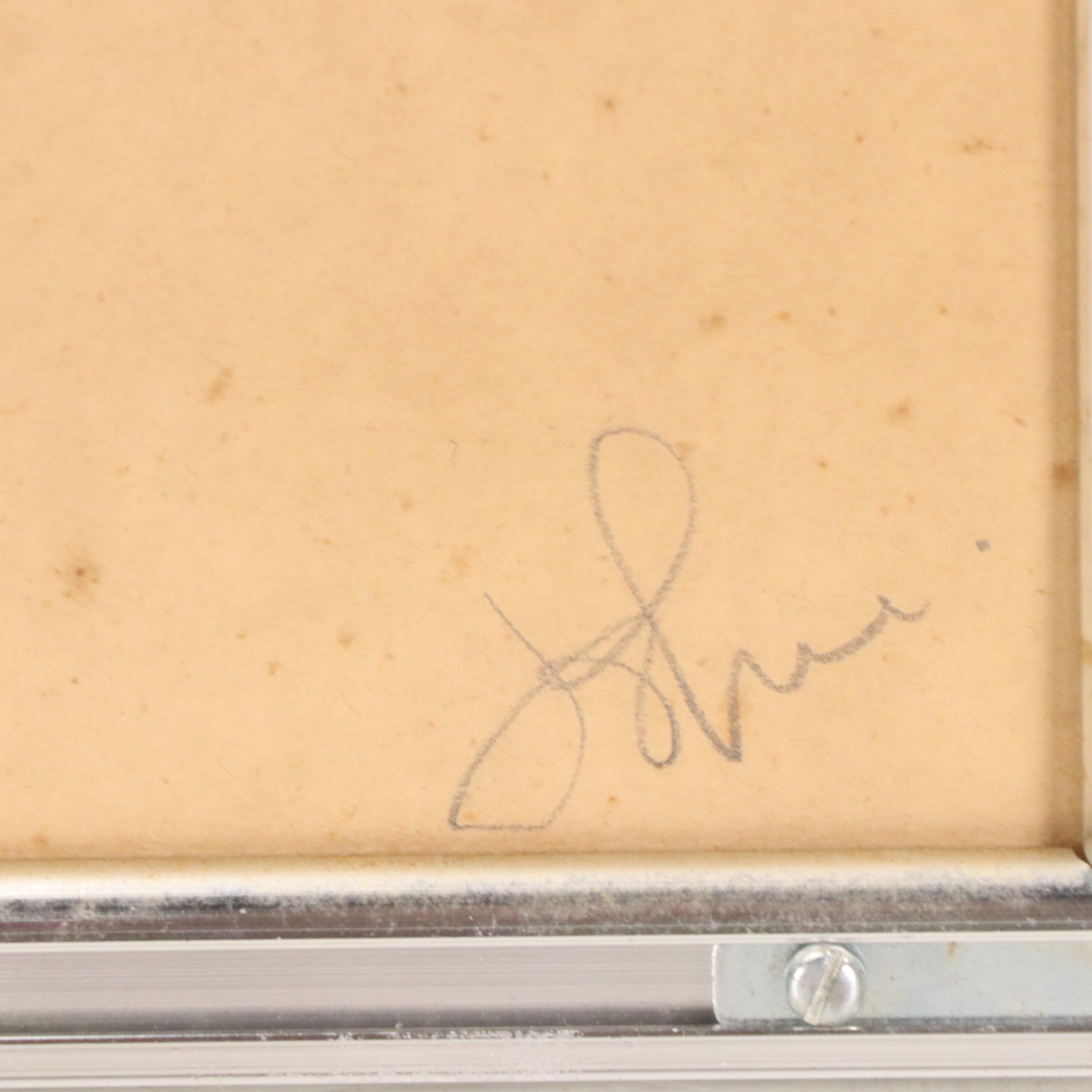 Salvador Dali Lithograph With Facsimile Signature "Pégase," Late 20th Century