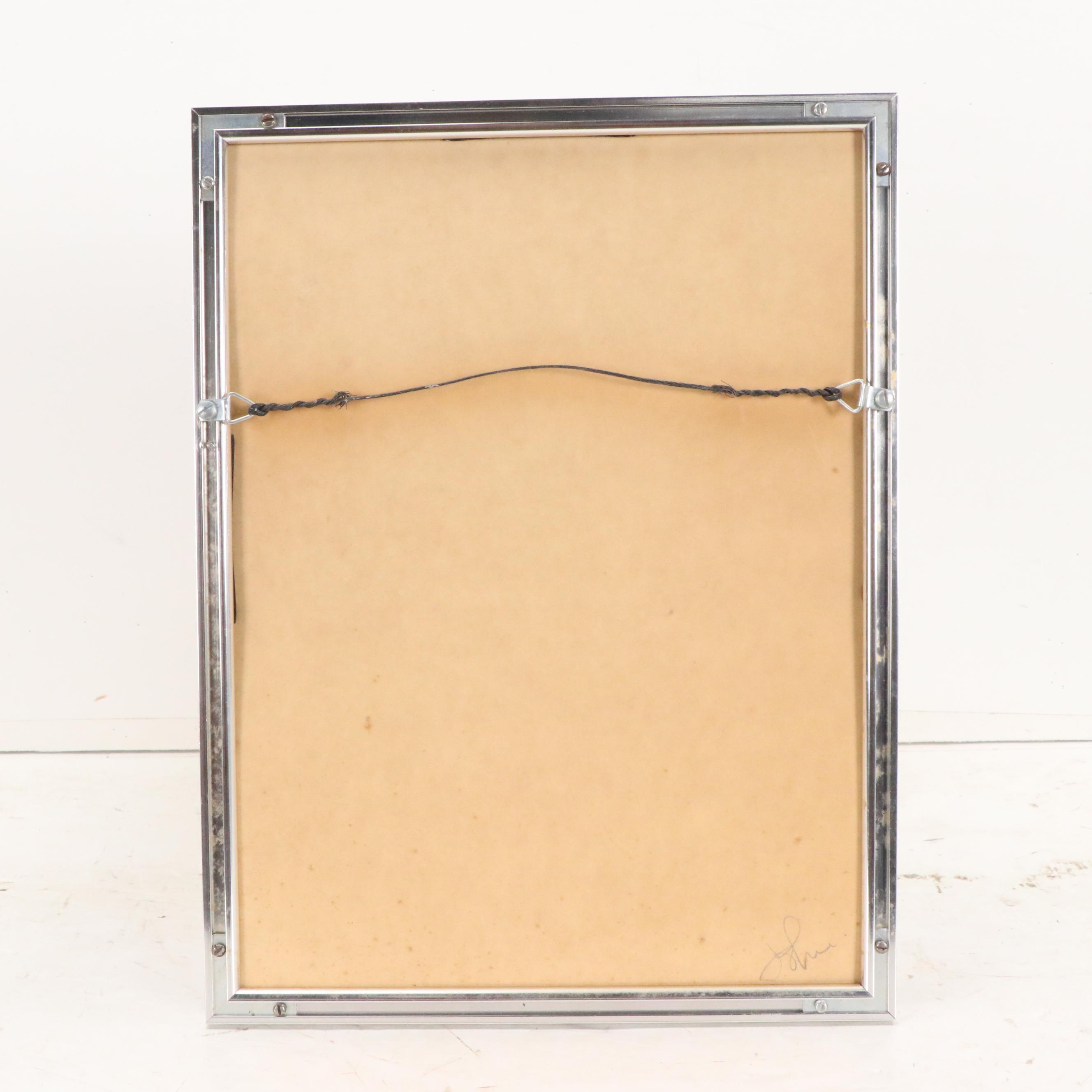 Salvador Dali Lithograph With Facsimile Signature "Pégase," Late 20th Century