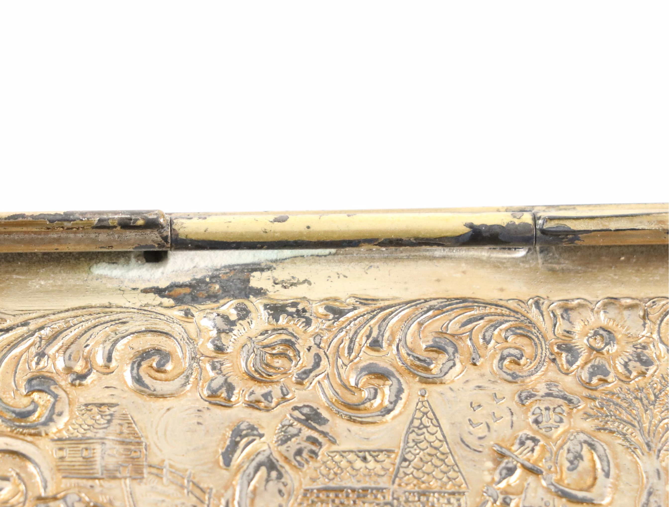 Barbour Silver Co. Silver Plate Repoussé Lidded Box, Late 19th-Early 20th C.