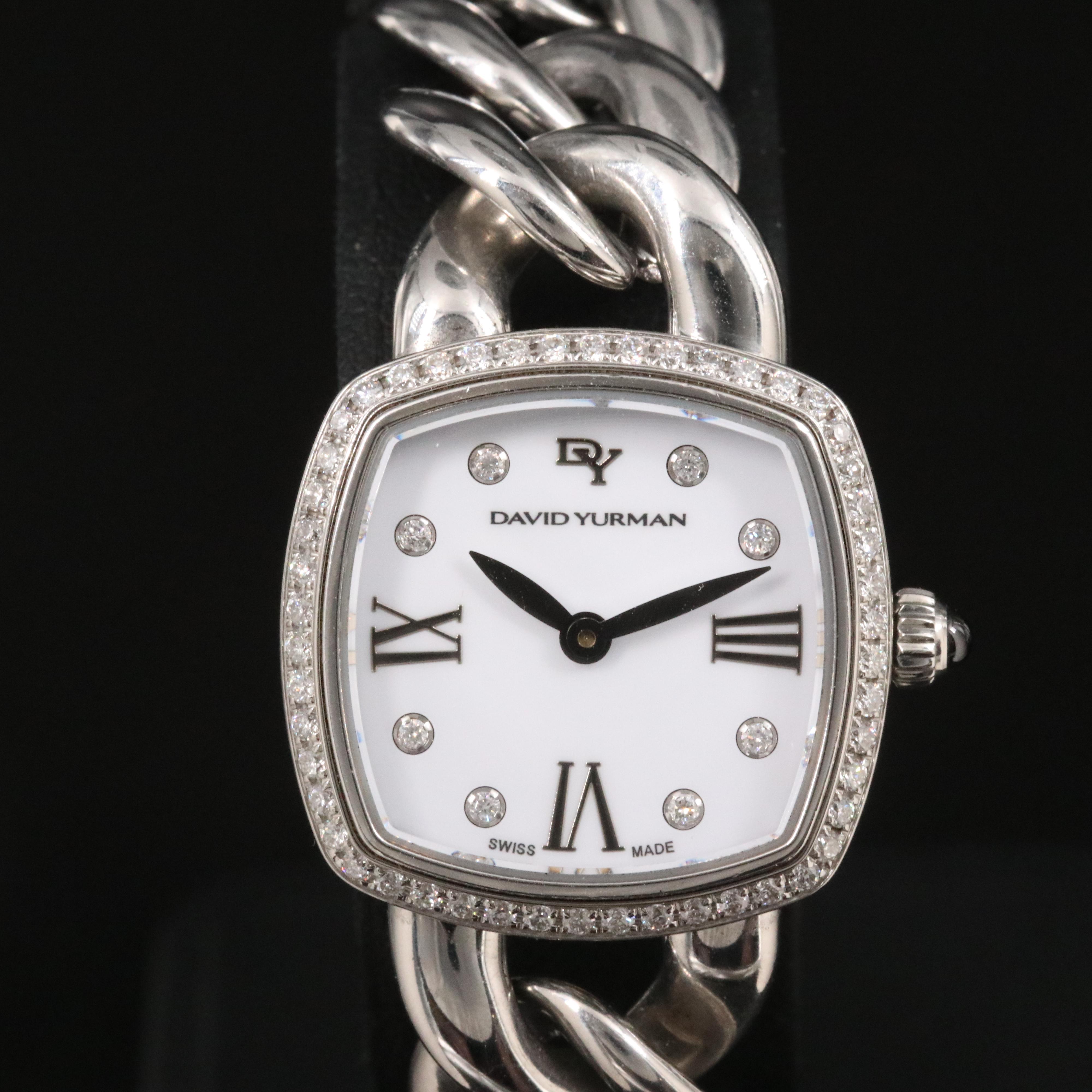 David Yurman Albion Diamond Steel Quartz Watch