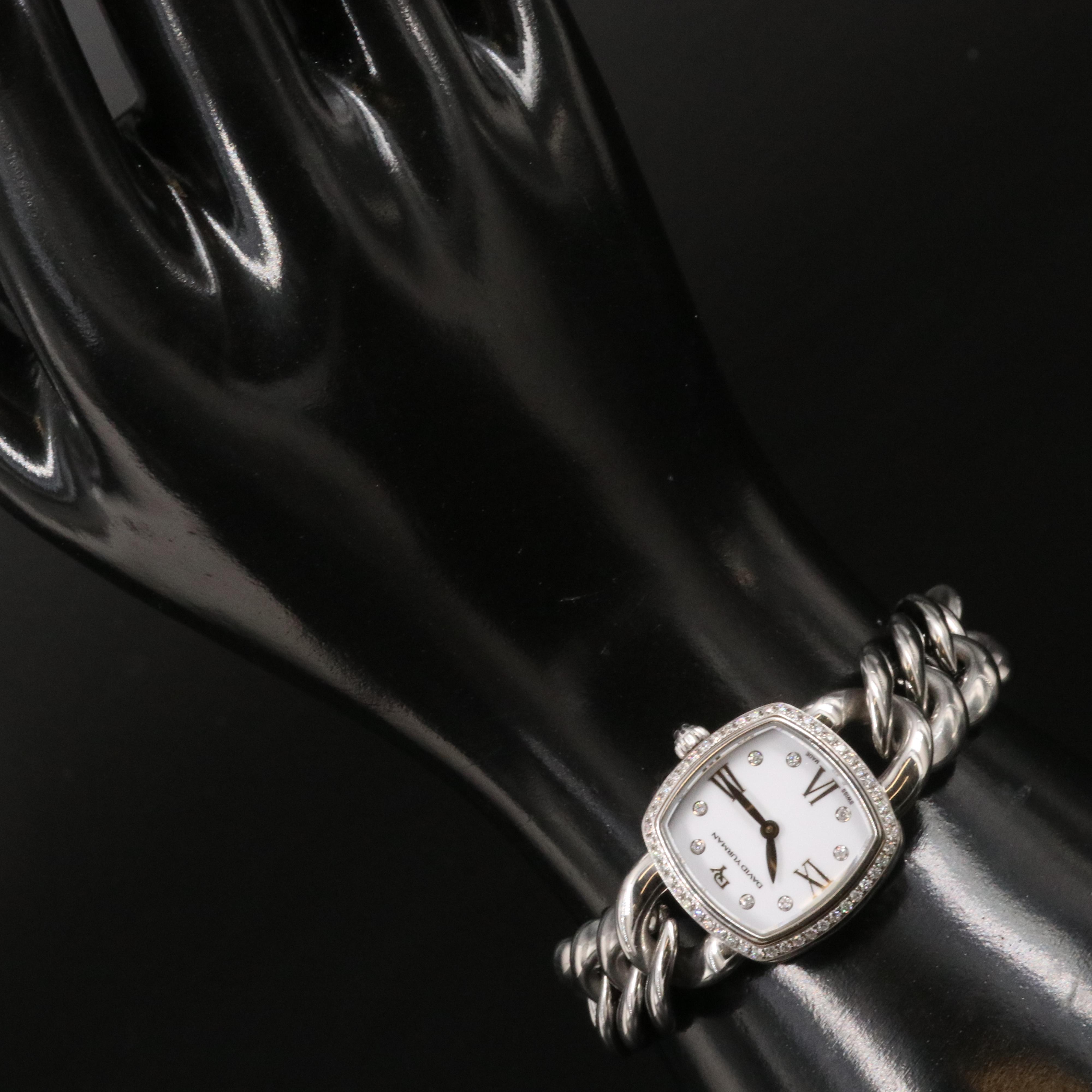 David Yurman Albion Diamond Steel Quartz Watch