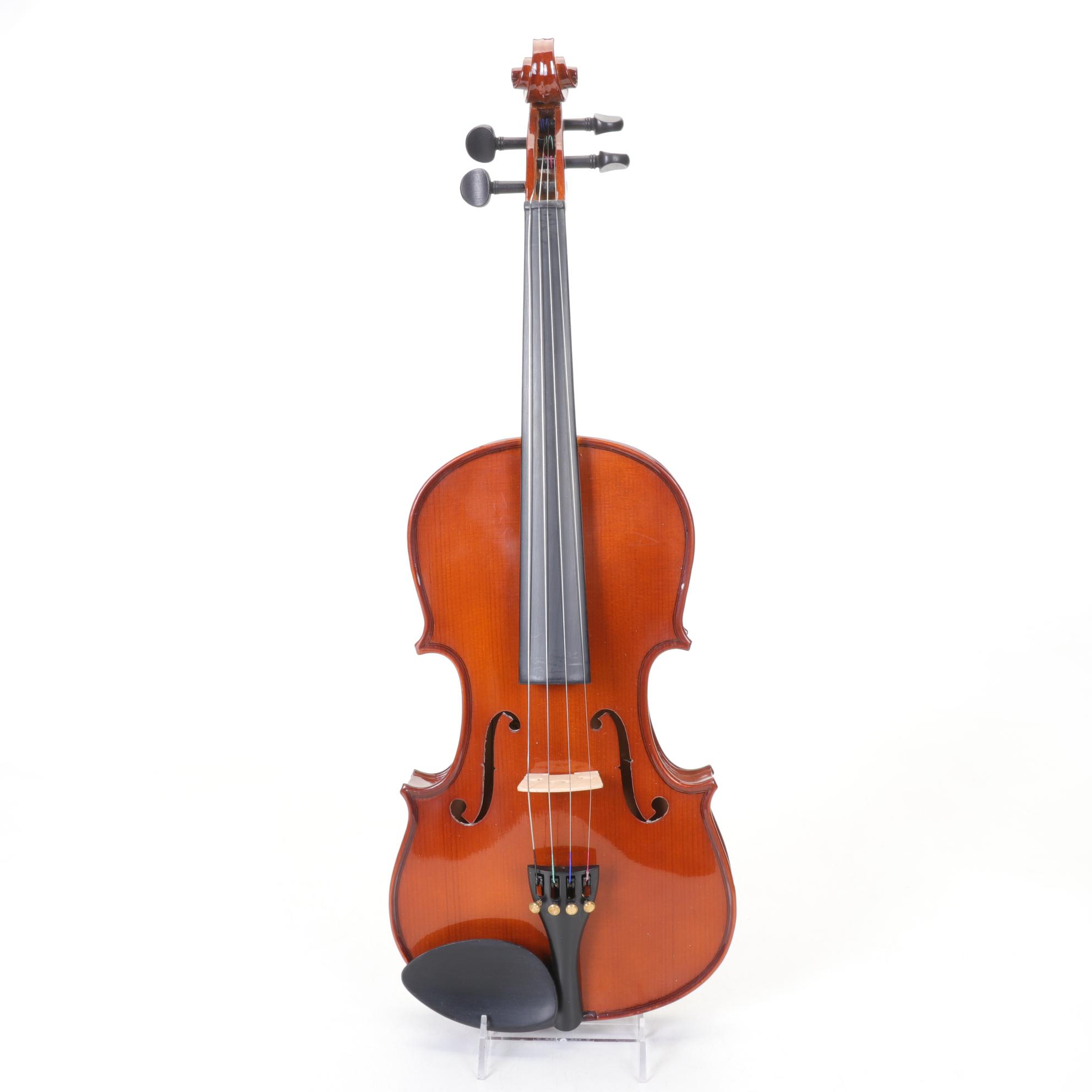 Palatino VN-350 Hand Crafted Full Size Violin with Bow and Case