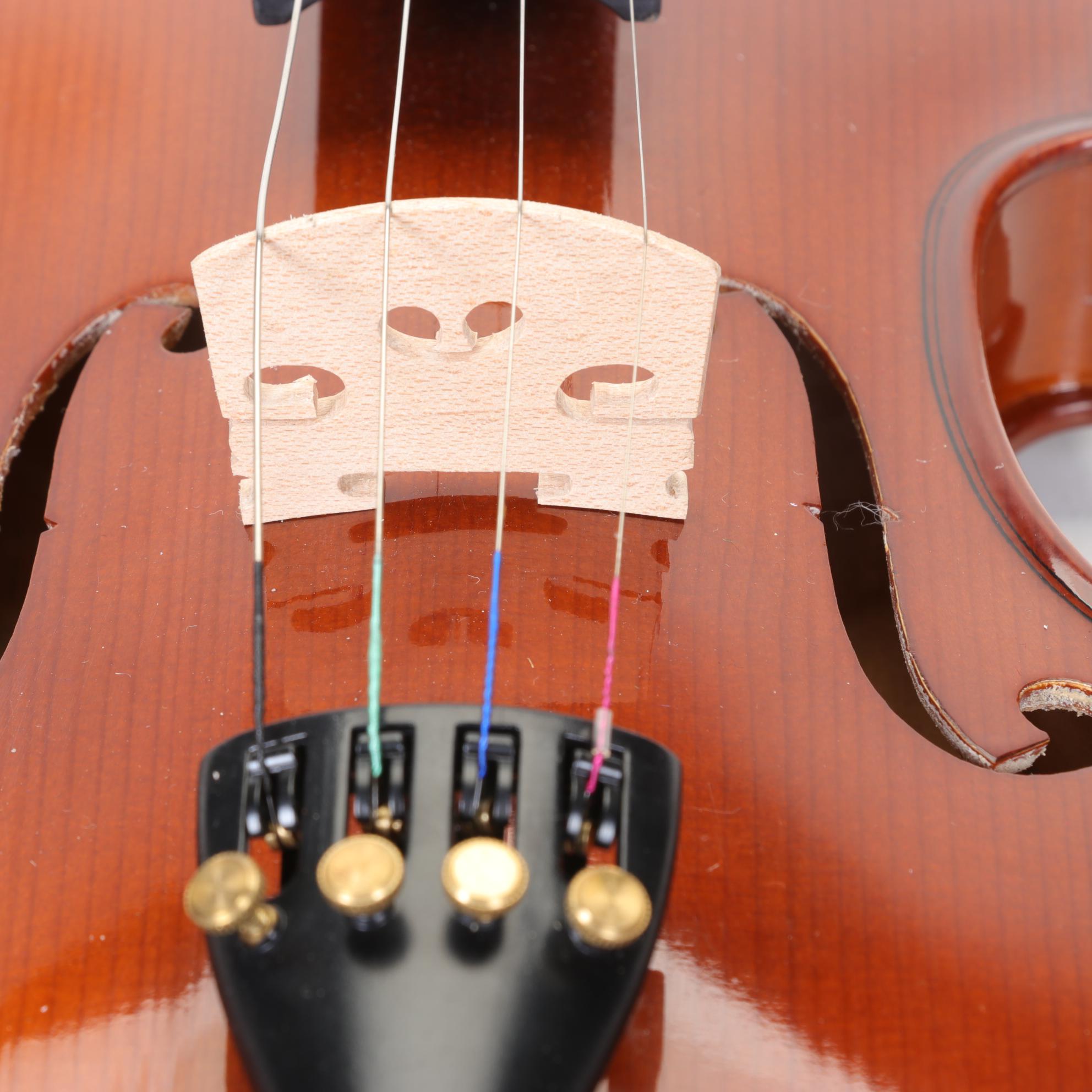 Palatino VN-350 Hand Crafted Full Size Violin with Bow and Case