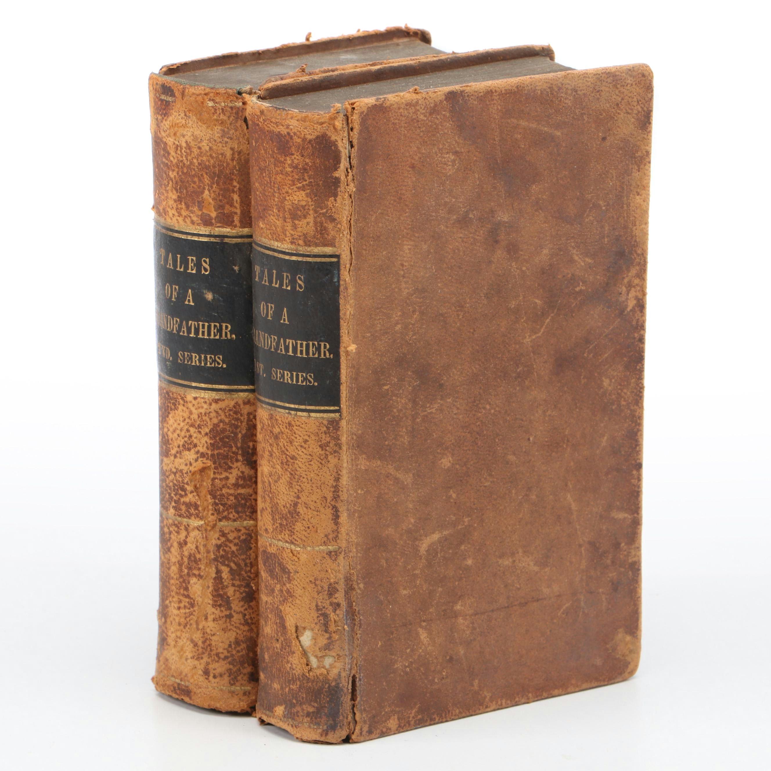 First and Second Series "Tales of a Grandfather" by Sir Walter Scott