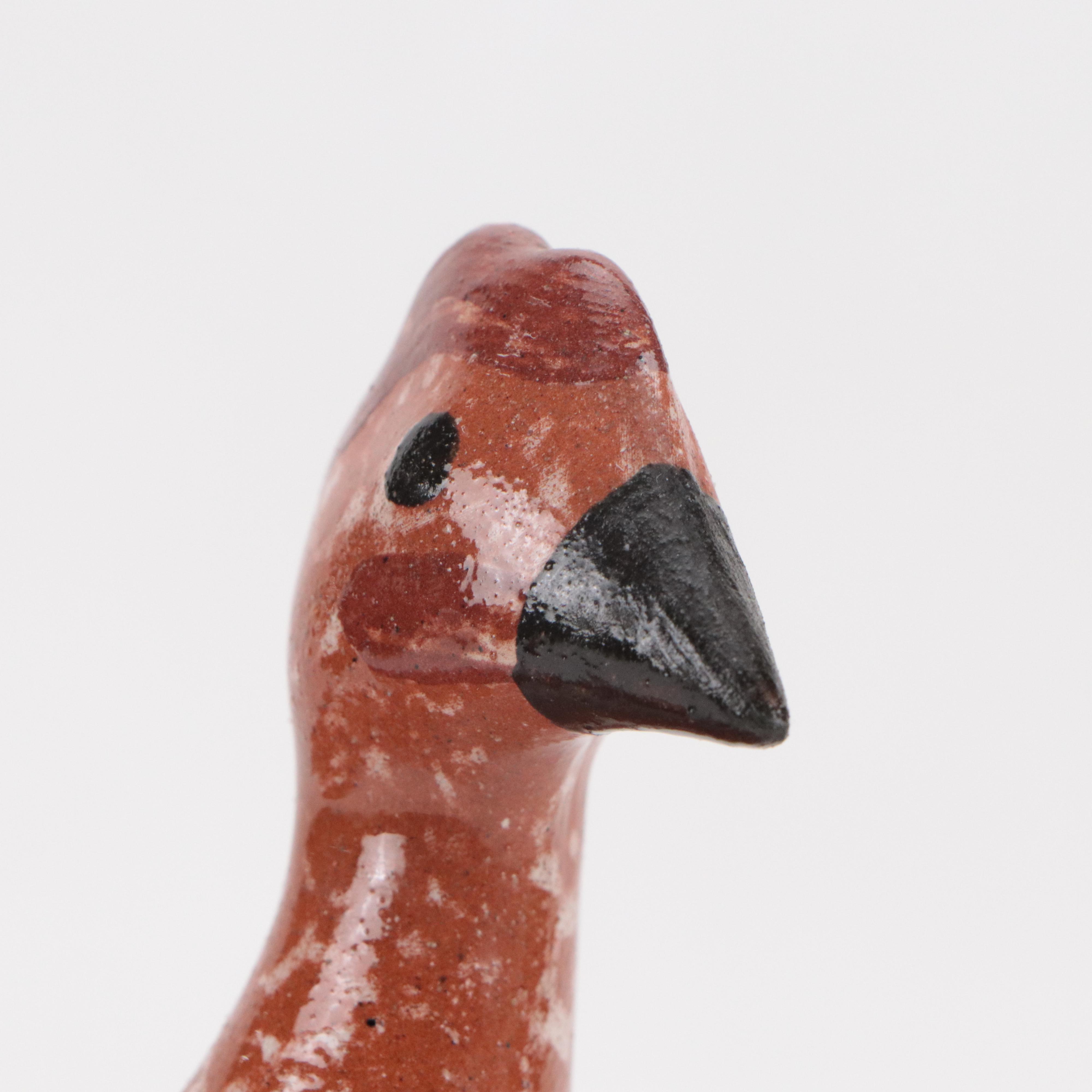 La Pintade Caillard Ceramics French Guinea Hen Figurine