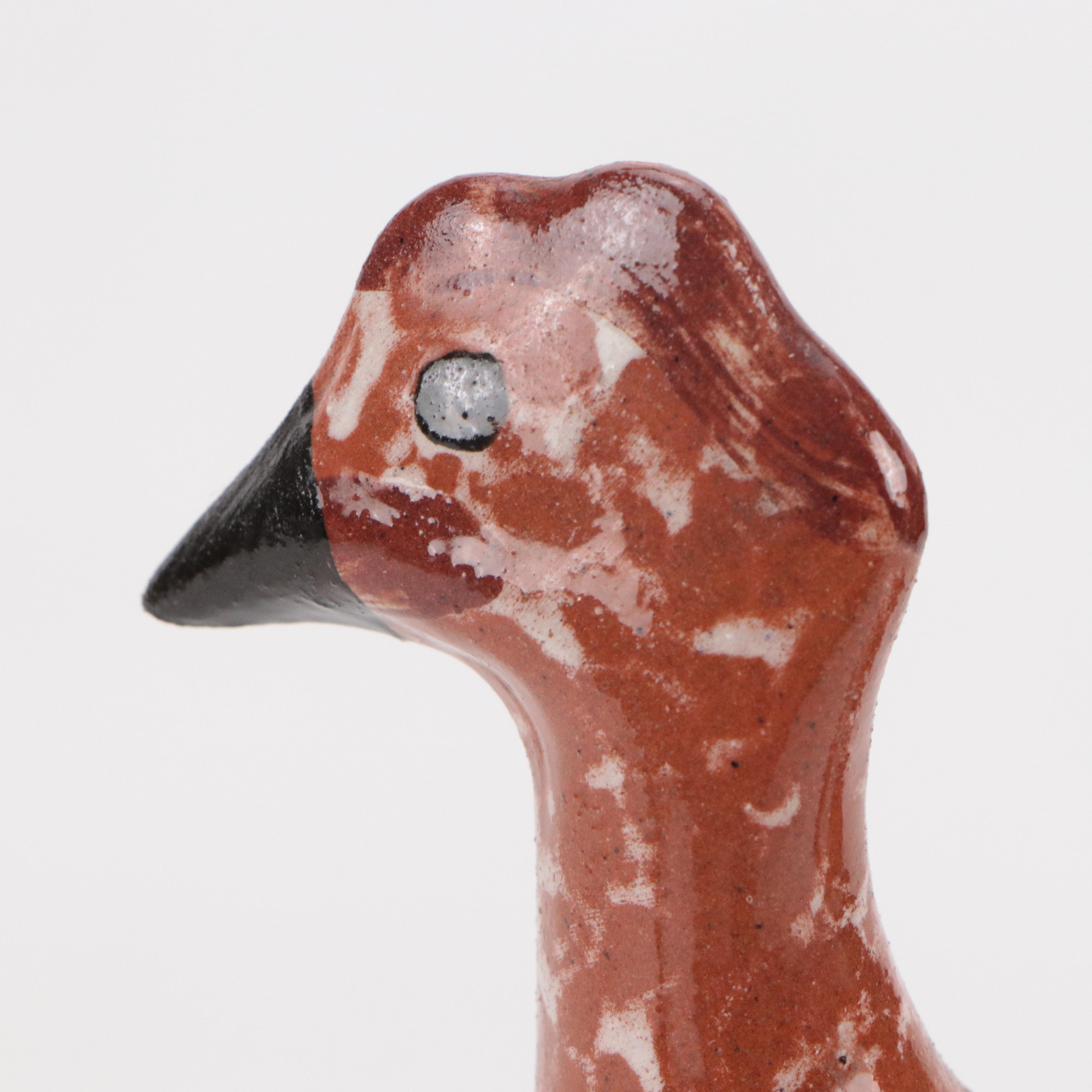 La Pintade Caillard Ceramics French Guinea Hen Figurine