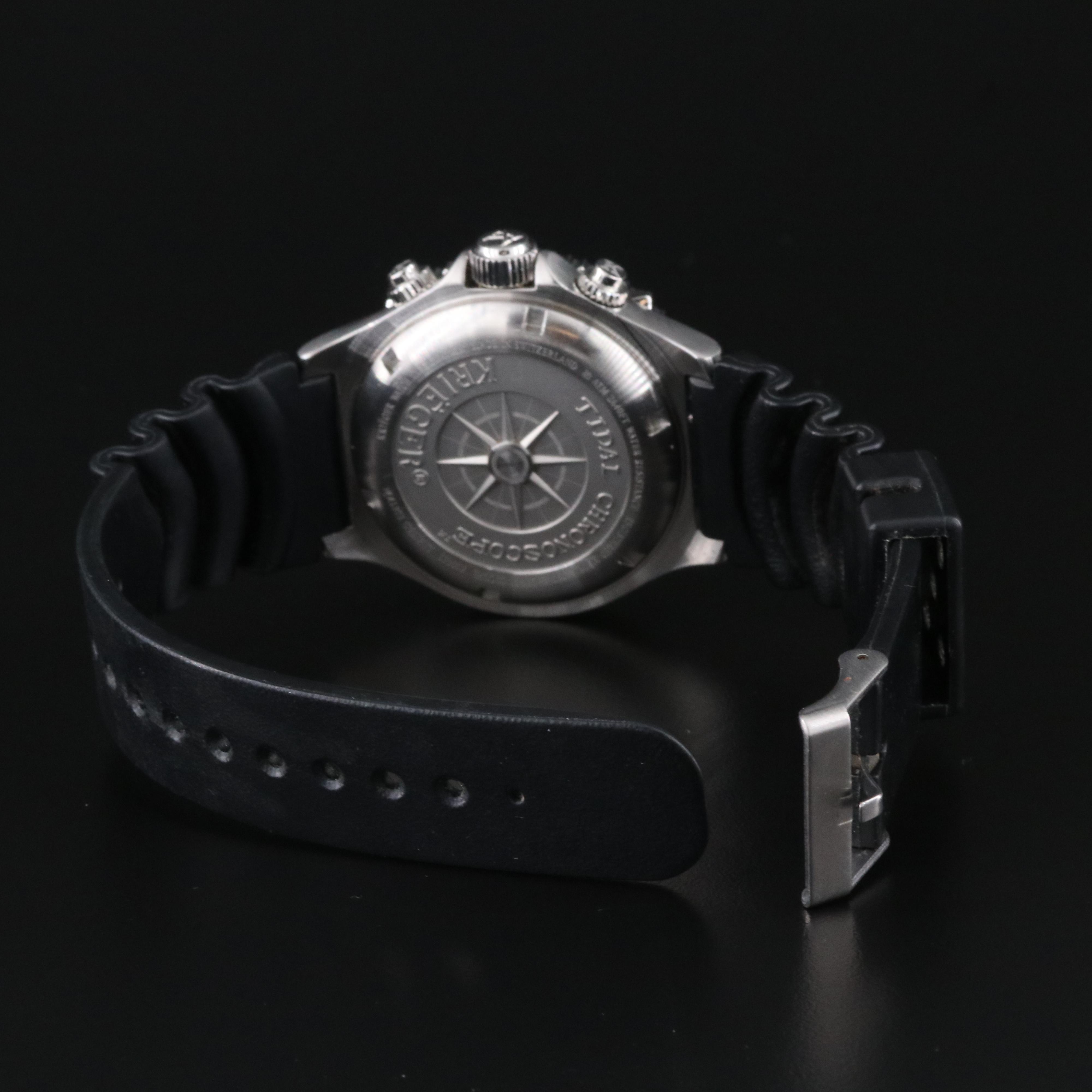 Krieger Tidal Wave Chronoscope Steel Quartz Watch