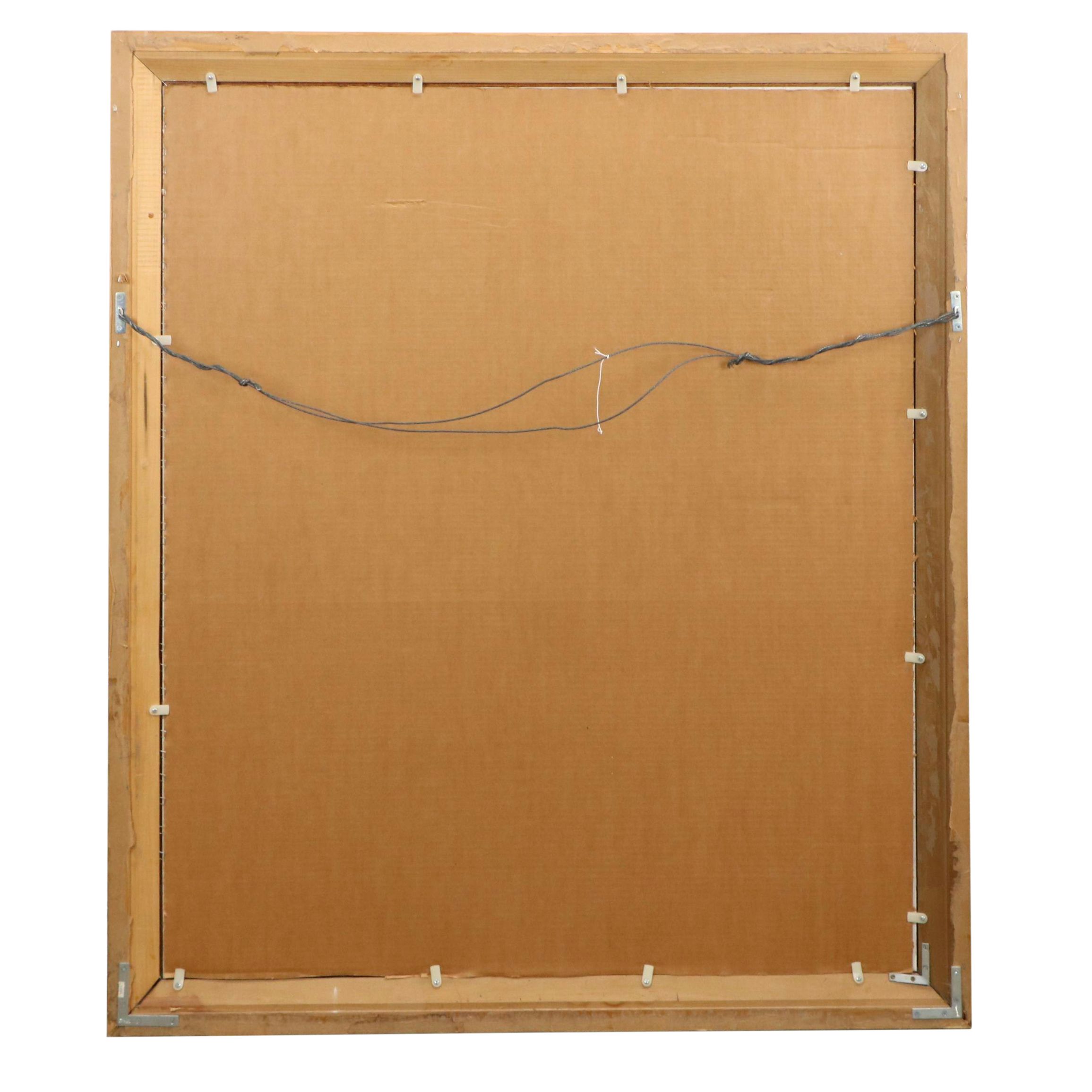 Edmund Lewandowski Watercolor and Gouache Painting "Three Kings," 1949