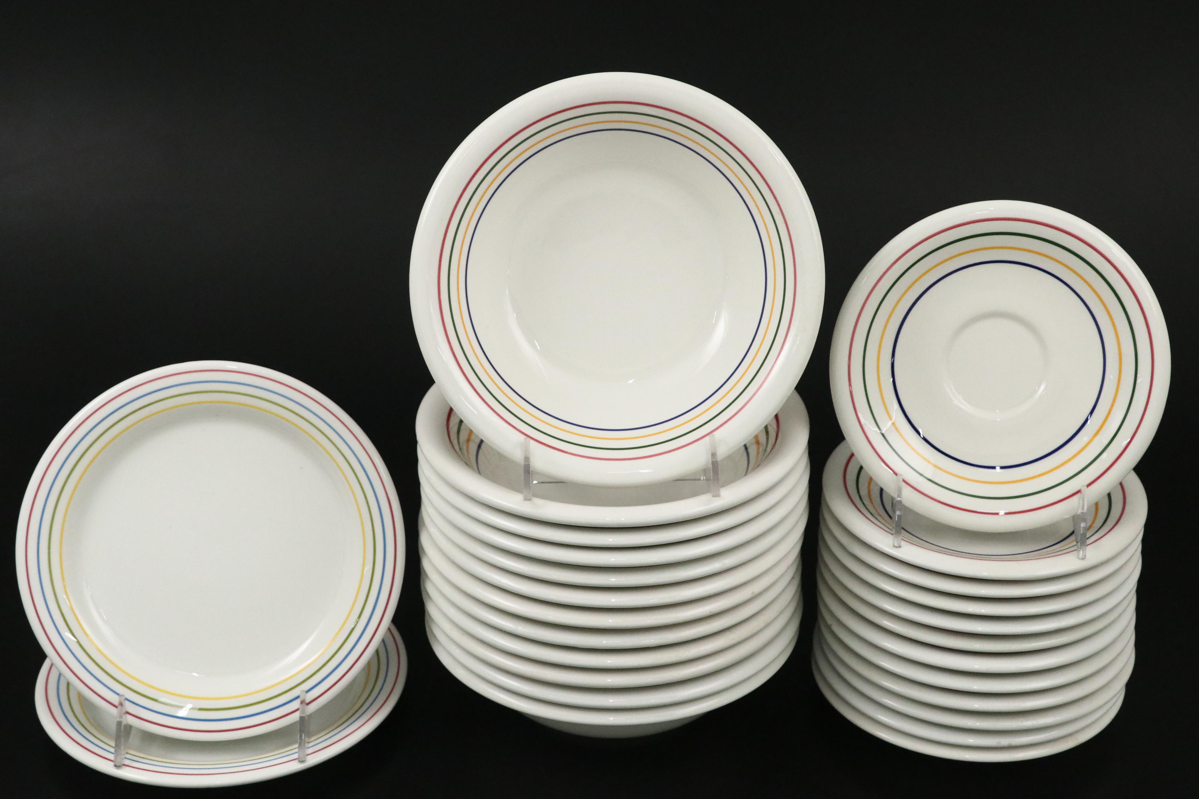 Italian Primula Ceramic Dinnerware, Mid to Late 20th Century