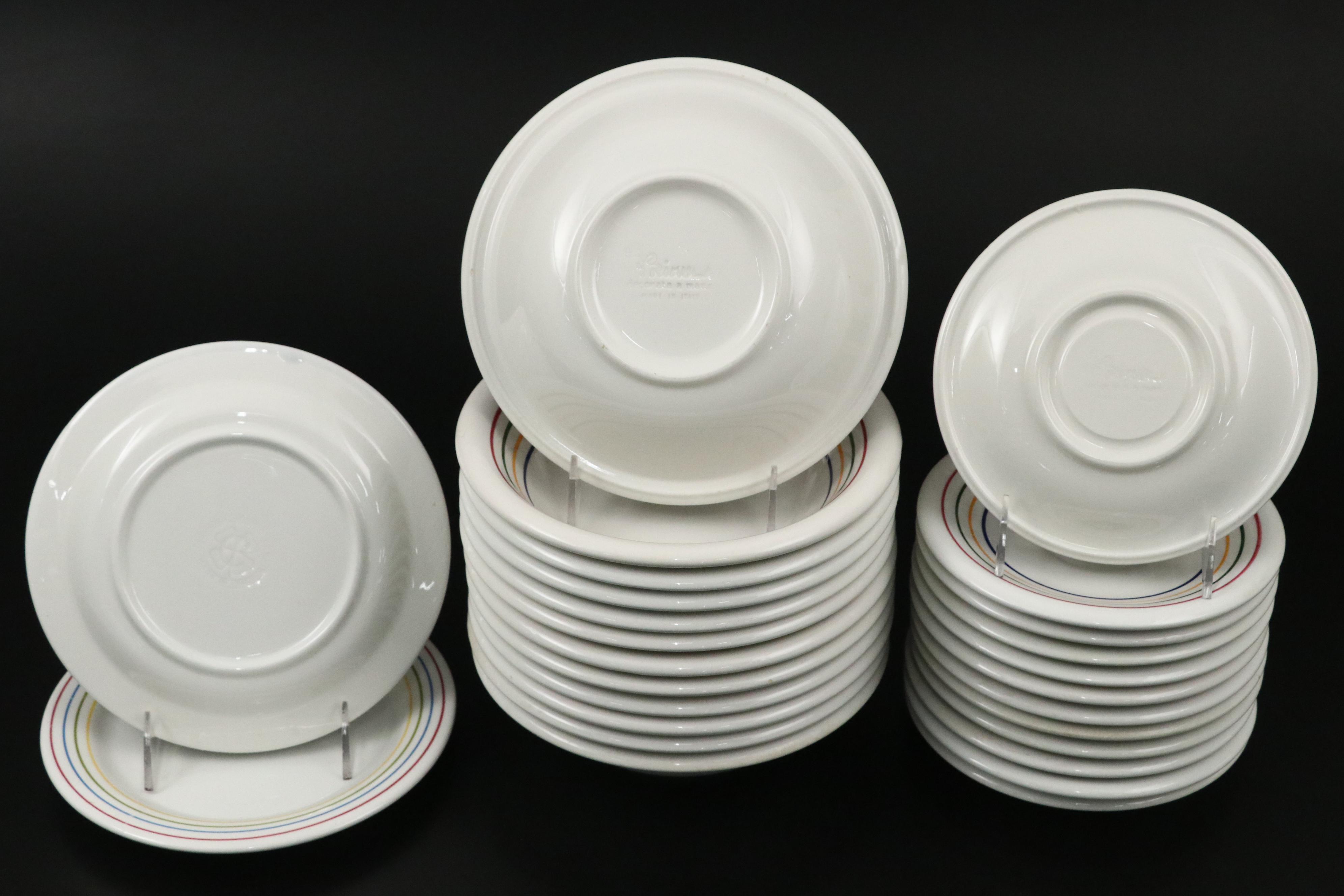 Italian Primula Ceramic Dinnerware, Mid to Late 20th Century