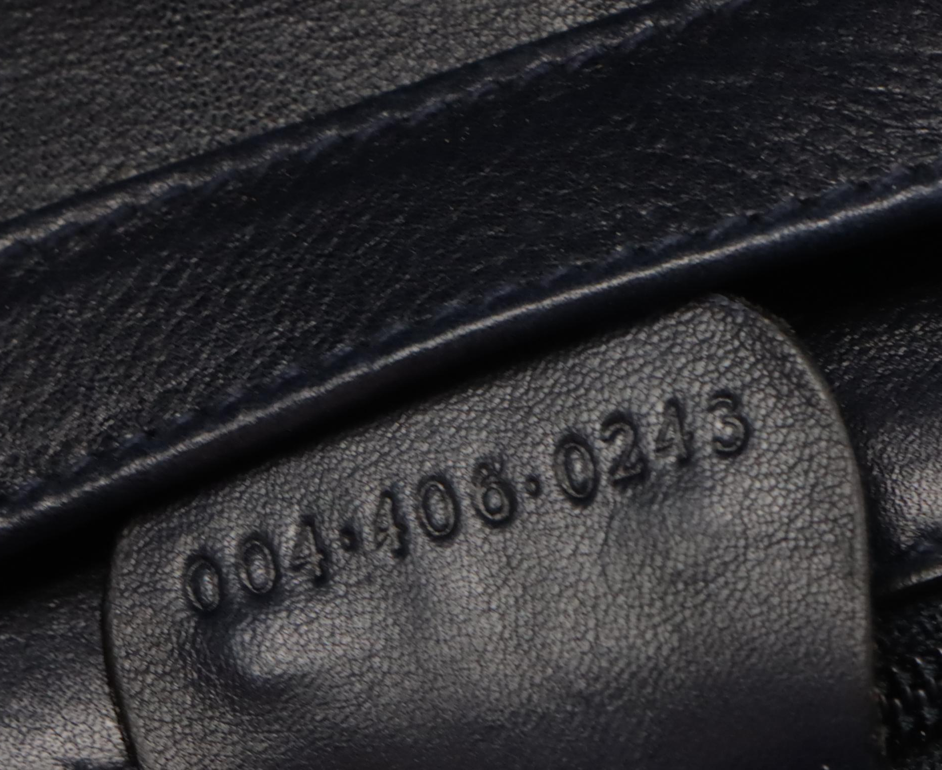 Gucci Interlocking GG Convertible Clutch in Leather with Alligator Skin Trim