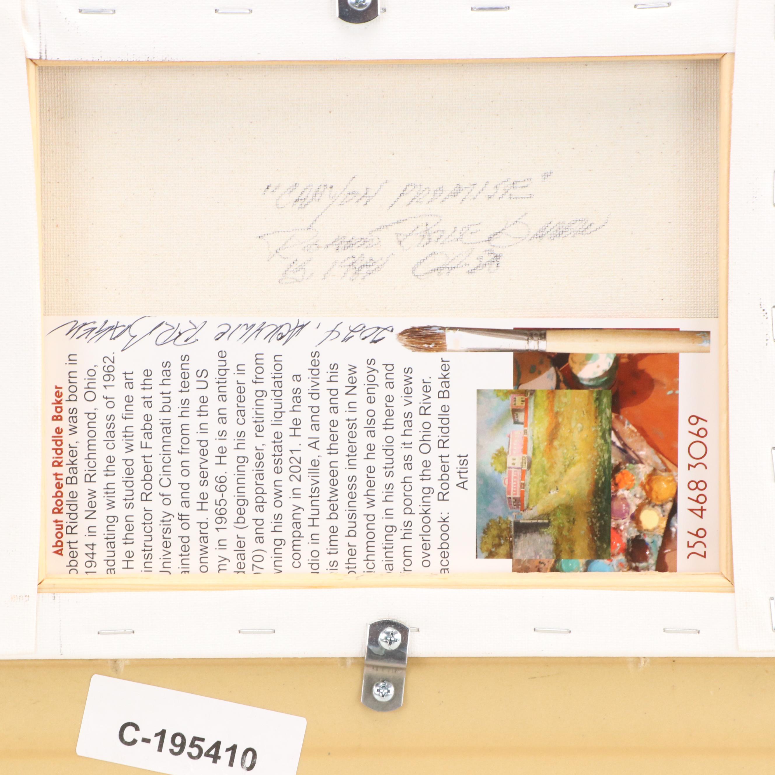 Robert Riddle-Baker Landscape Acrylic Painting "Canyon Promise," 2024