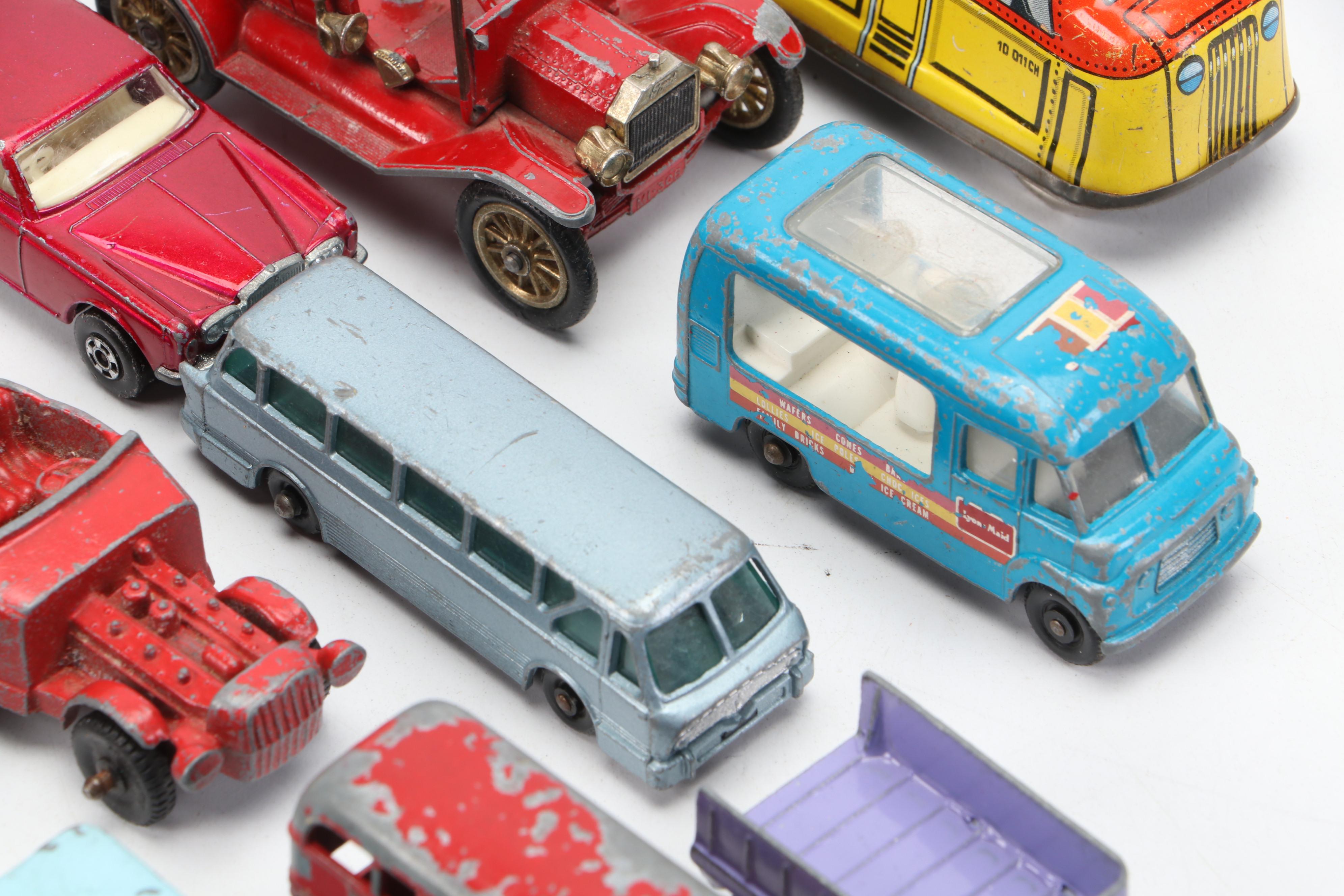 Lesney Matchbox "Rolls Royce Silver Shadow" and More Toy Cars, Mid-20th Century