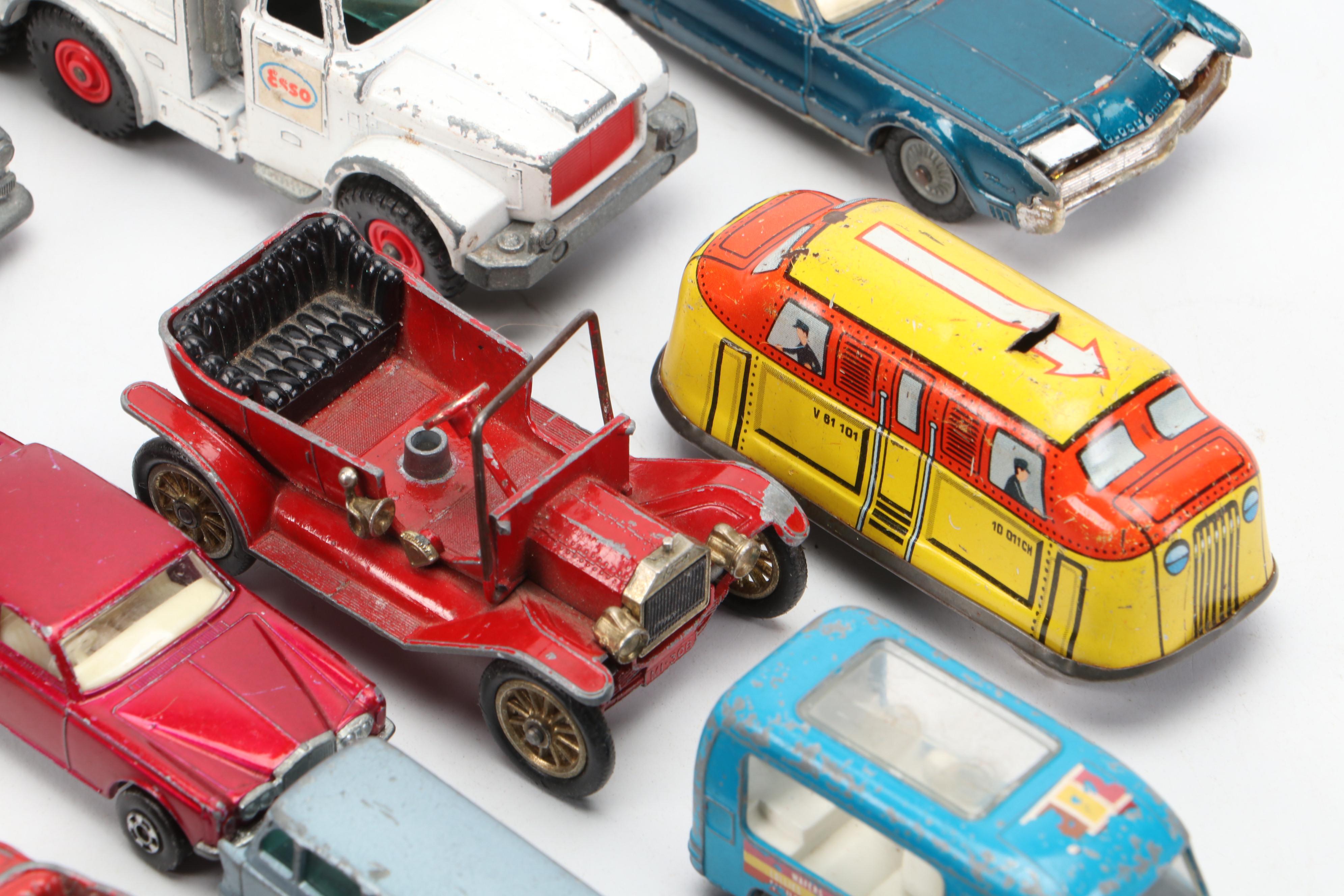Lesney Matchbox "Rolls Royce Silver Shadow" and More Toy Cars, Mid-20th Century