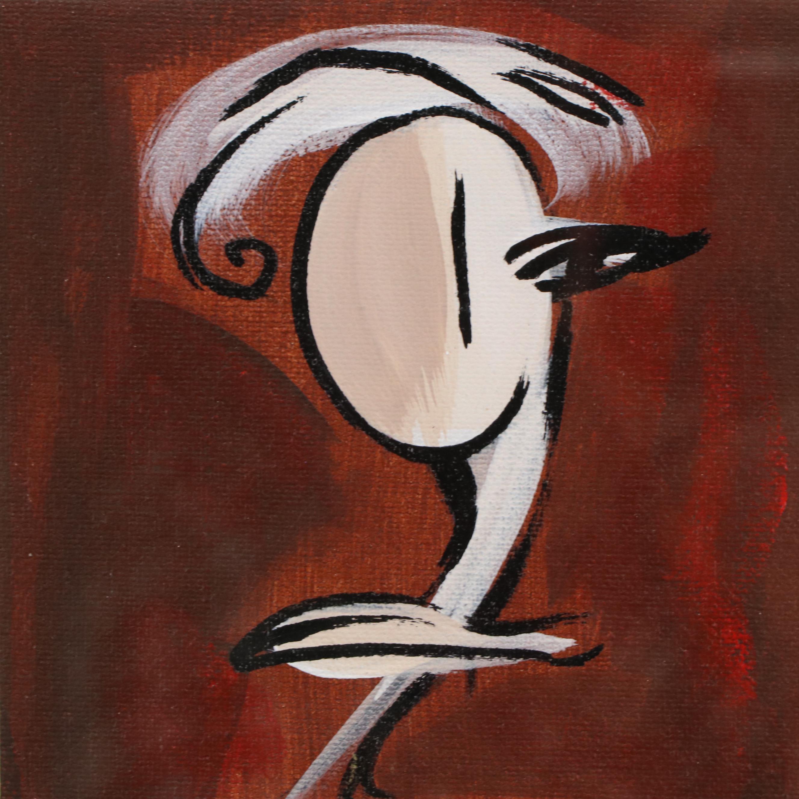 Christian Pavlakis Abstract Portrait Painting