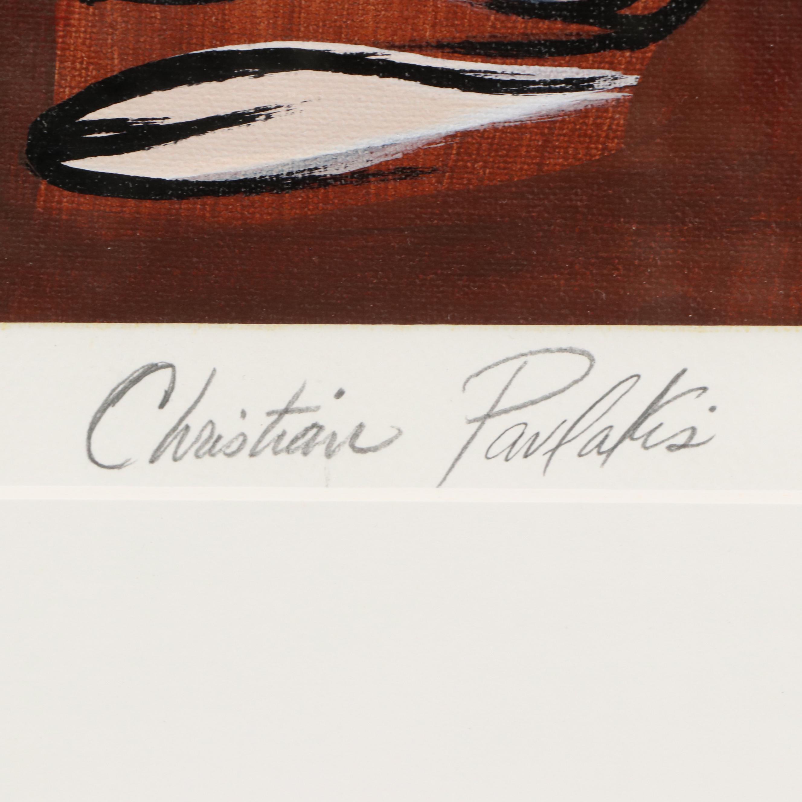 Christian Pavlakis Abstract Portrait Painting