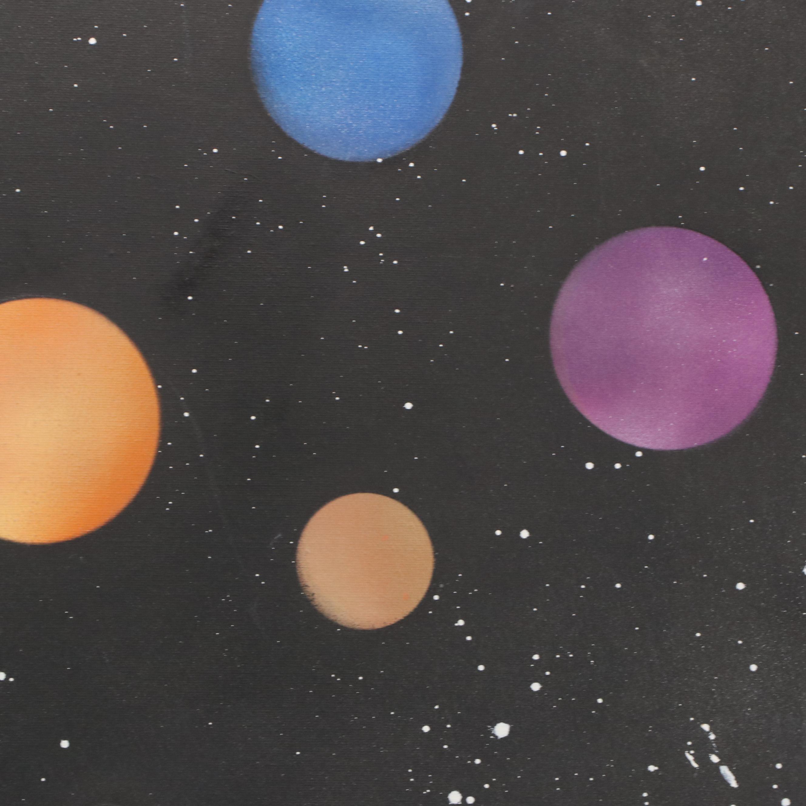 Acrylic Interplanetary Painting