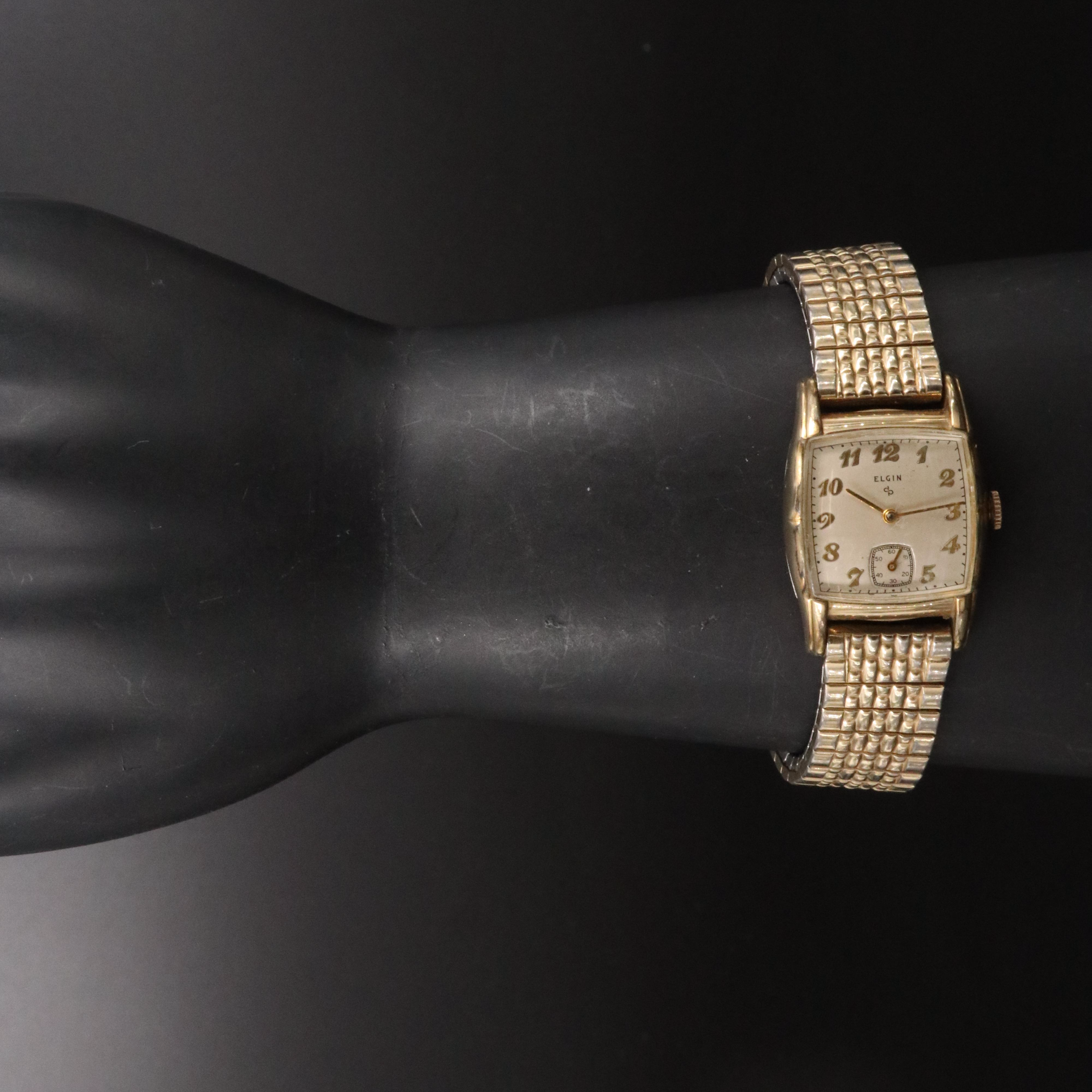 Vintage Elgin Gold-Plated Mechanical Watch