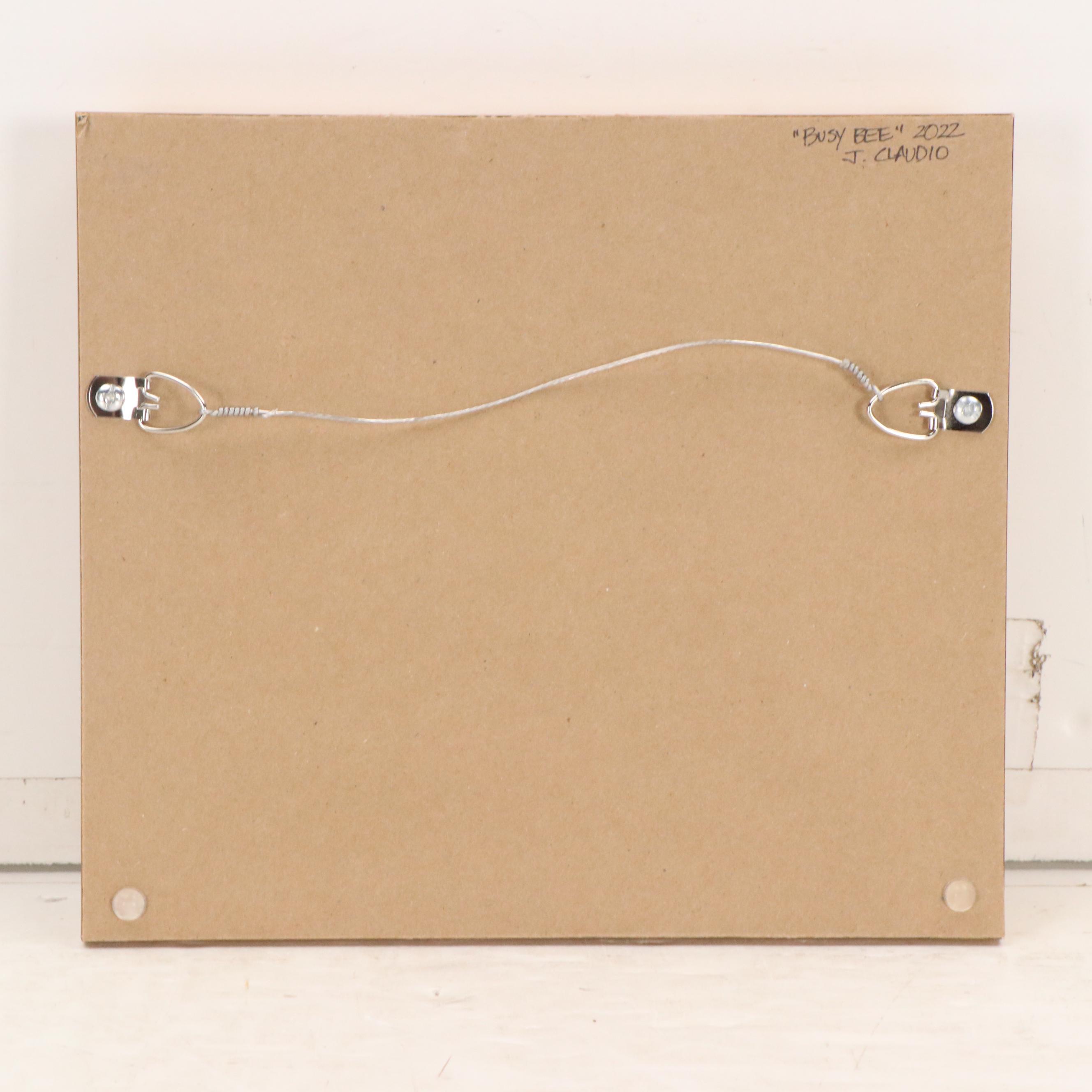 Jeff Claudio Oil Painting "Busy Bee," 2022