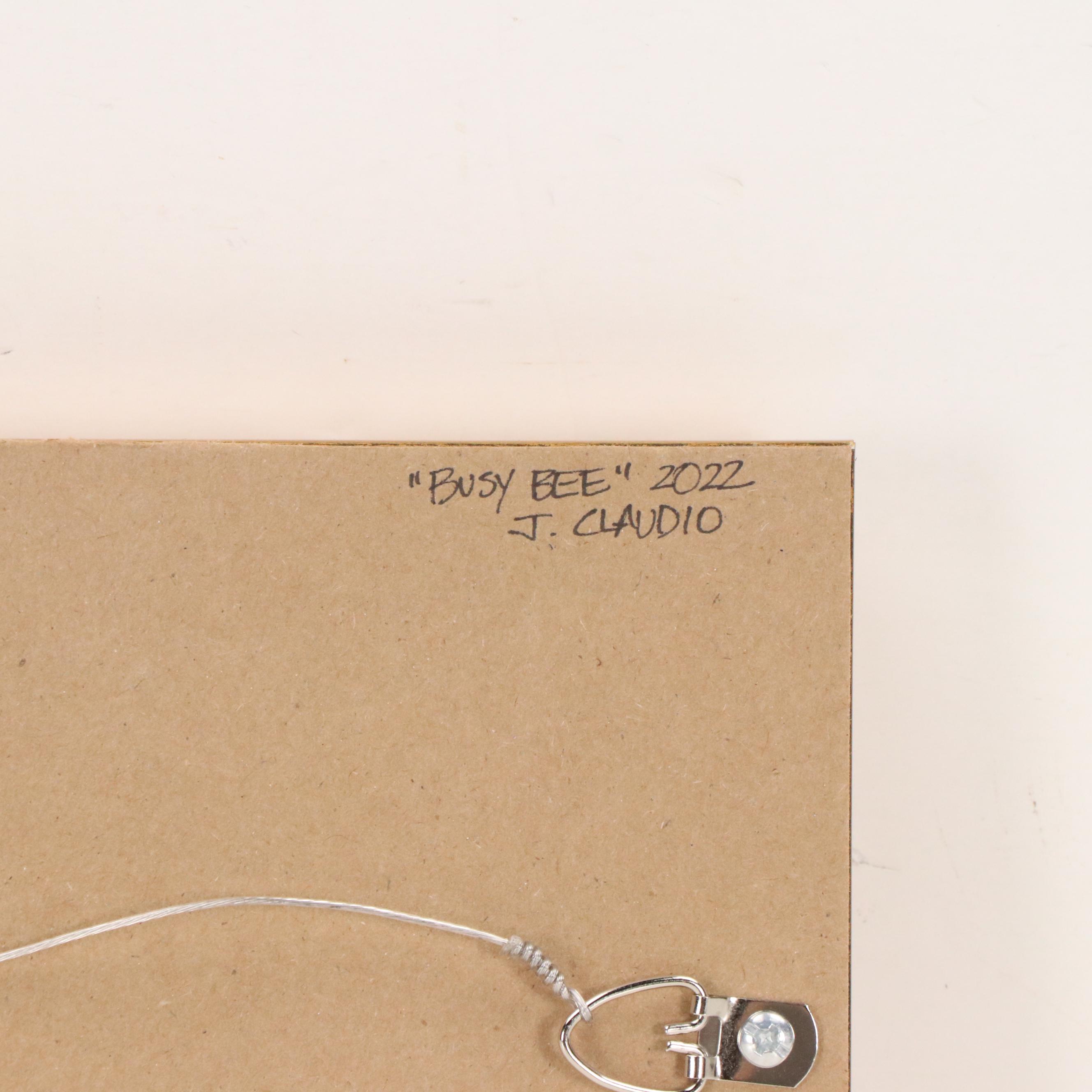 Jeff Claudio Oil Painting "Busy Bee," 2022