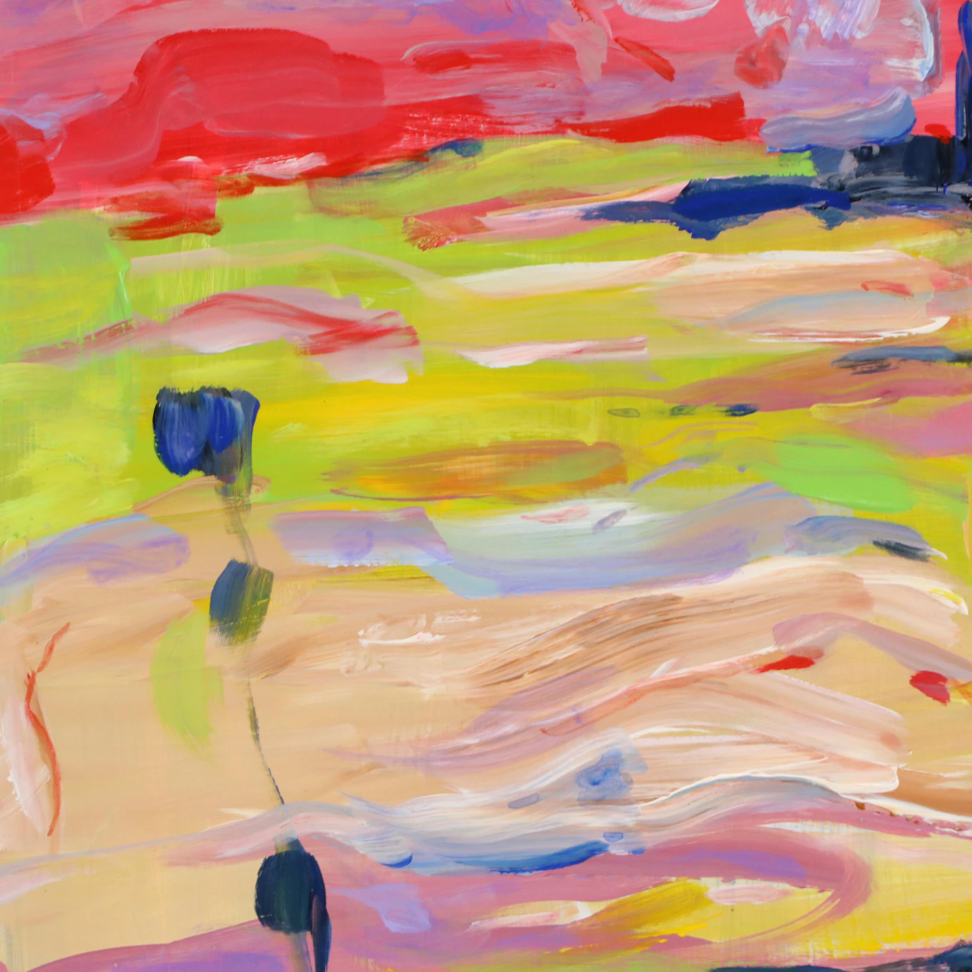 Gwen Doppler Abstract Acrylic Landscape Painting