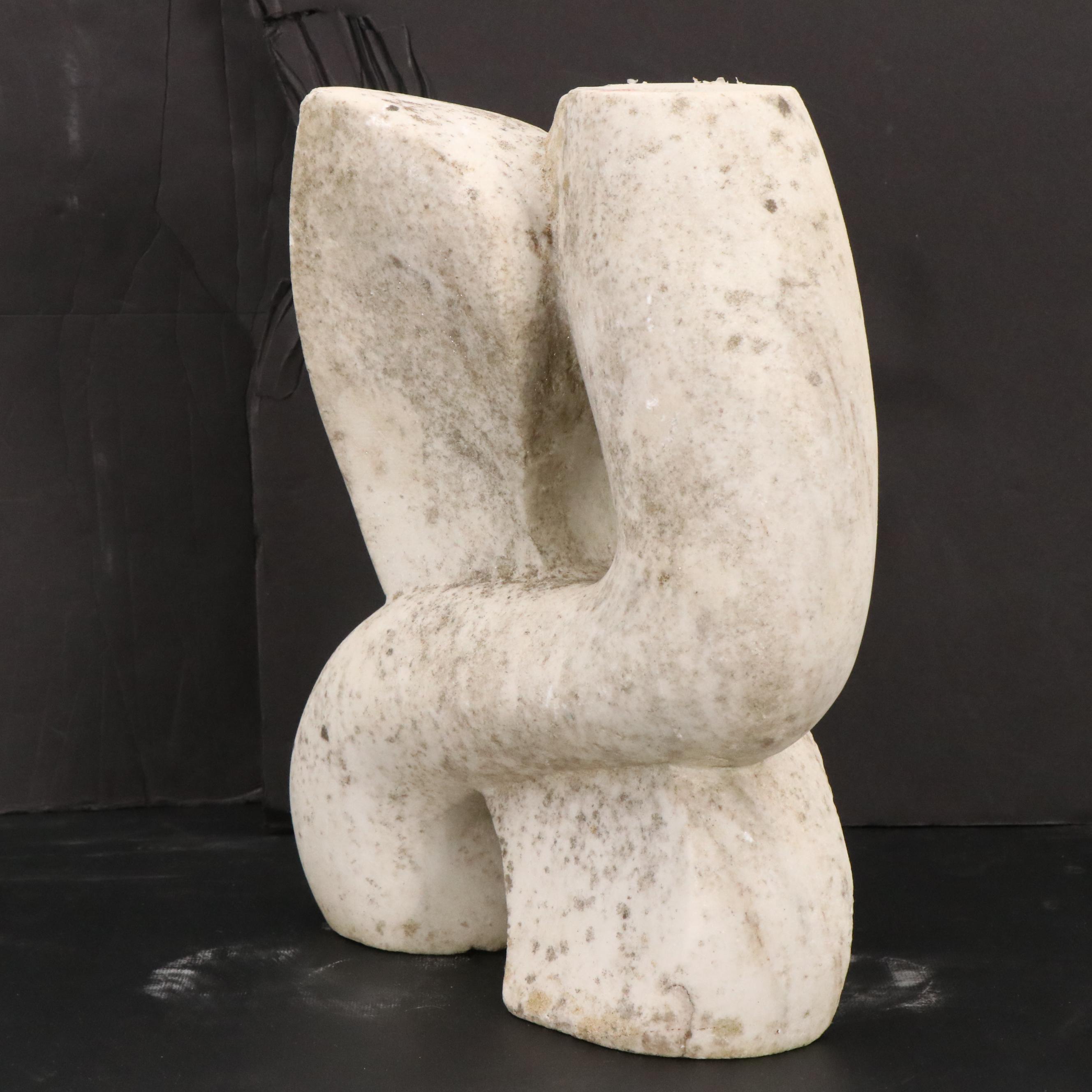 Abstract Carved Stone Sculpture
